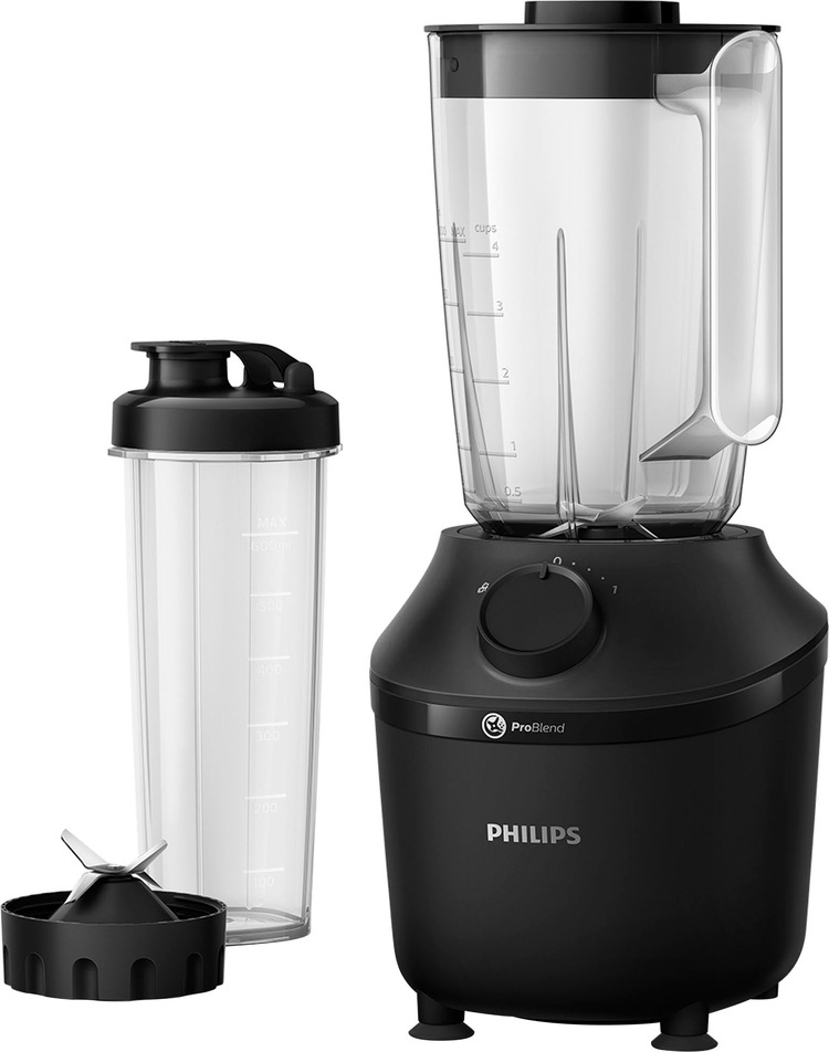 Standmixer »Philips Series 3000 HR2041/41, 1.9 Liter«, 450 W, mit mobiler Trinkflasche