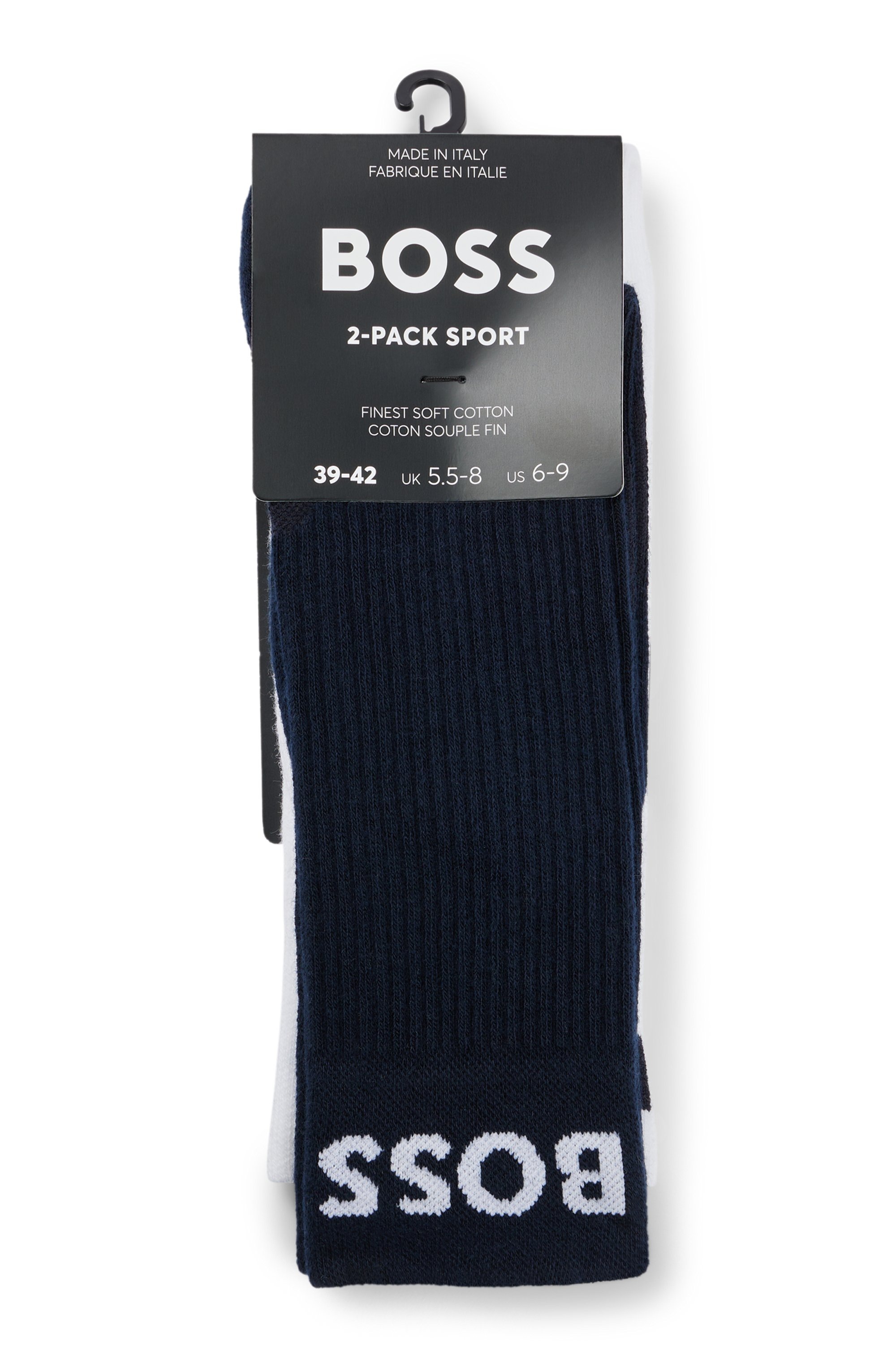 BOSS Sportsocken, (Packung, 2 Paar, 2er)