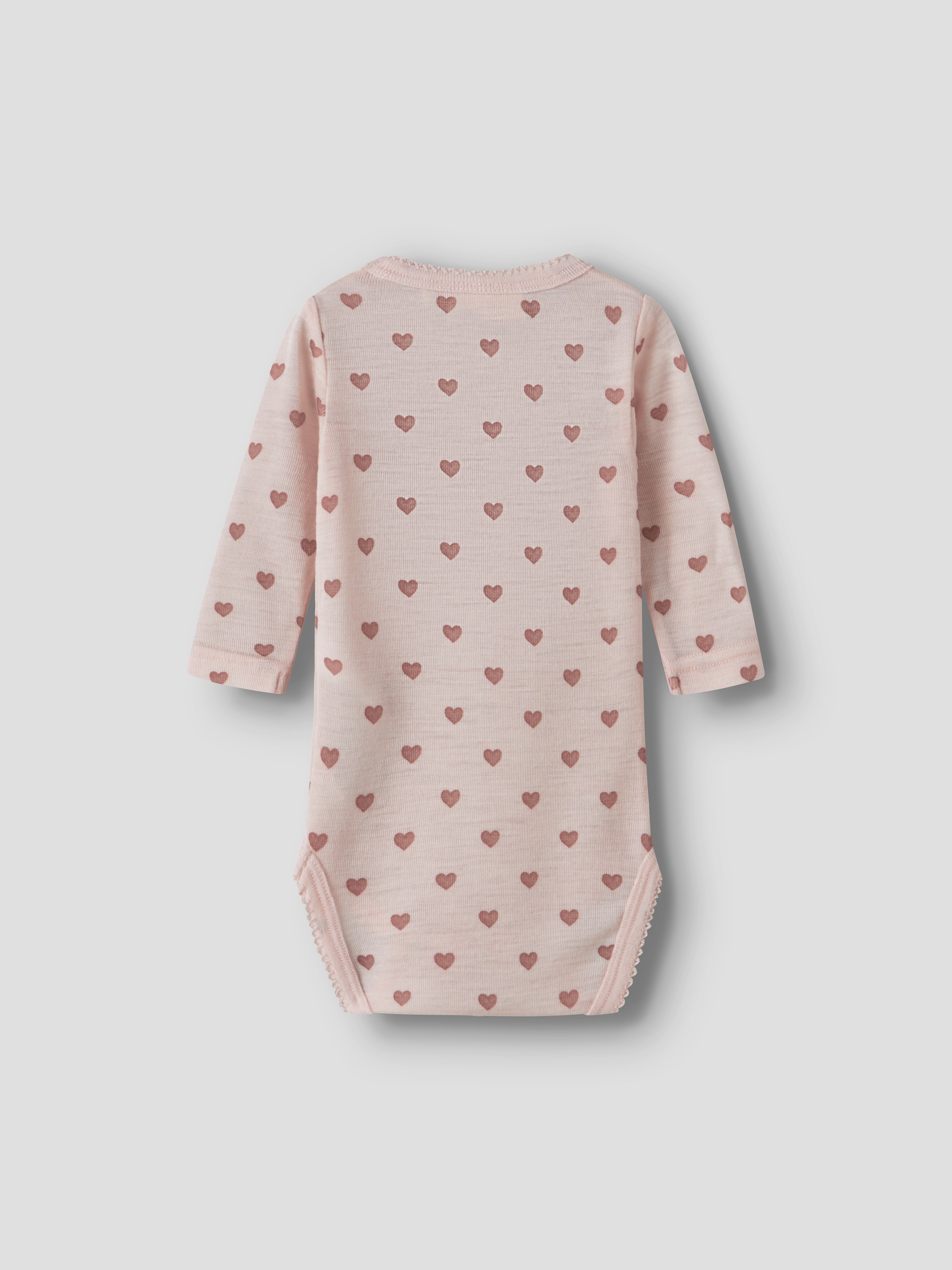 Lil' Atelier Langarmbody »NBFNOEL NIA WOOL LS SLIM BODY LIL NOOS« aus reiner Wolle, weich und wärmend