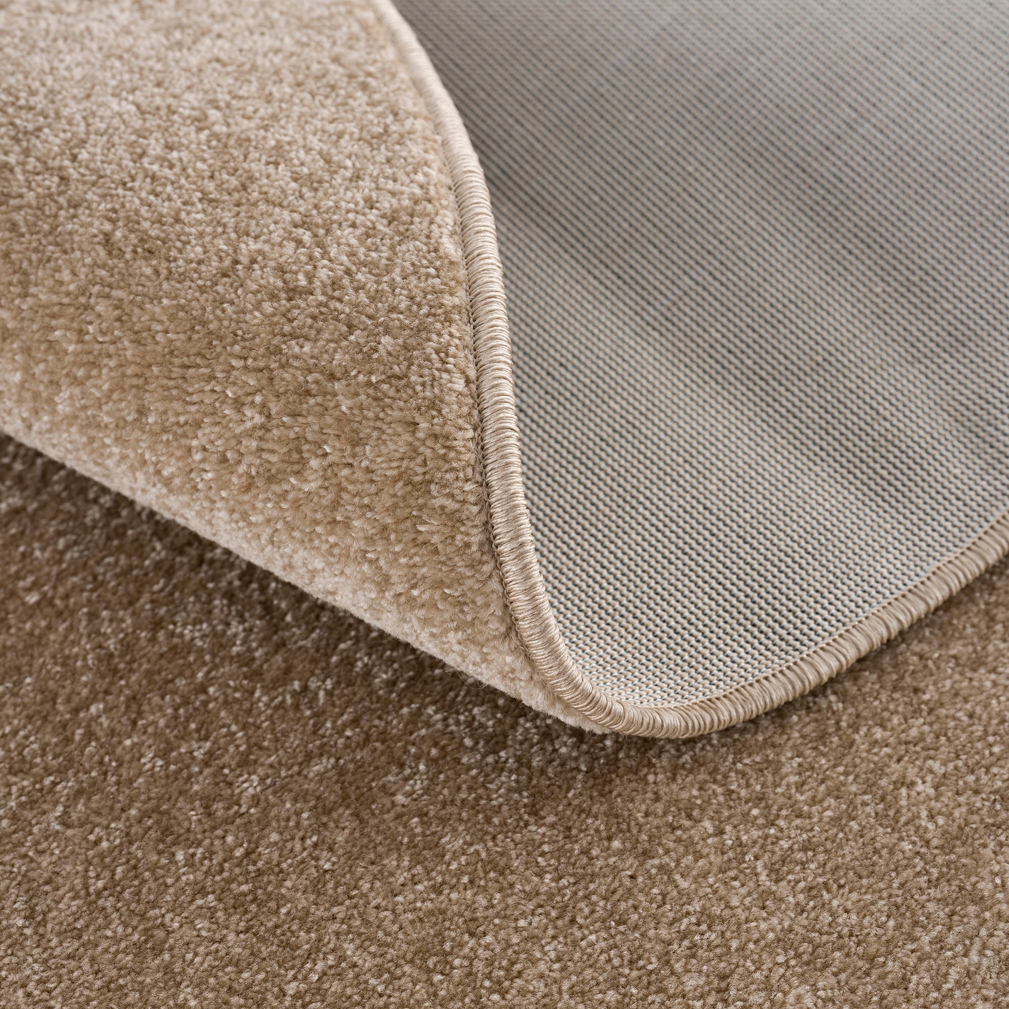 Sanat Teppich »Uni«, rund, 13 mm Höhe, robuster Kurzflorteppich, große Farbauswahl, Wohnzimmer, alle Räume