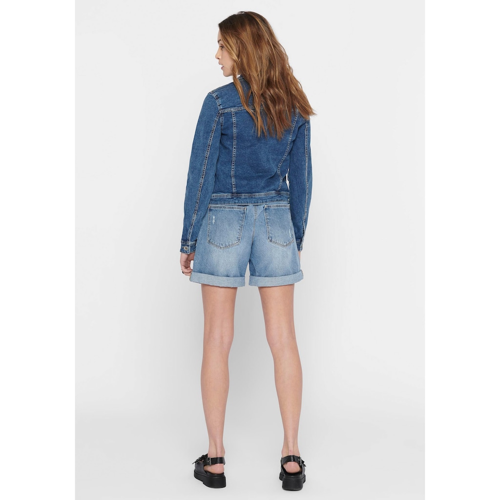 Only Jeansjacke »TIA«, in leichter Used-Waschung mit Stretch