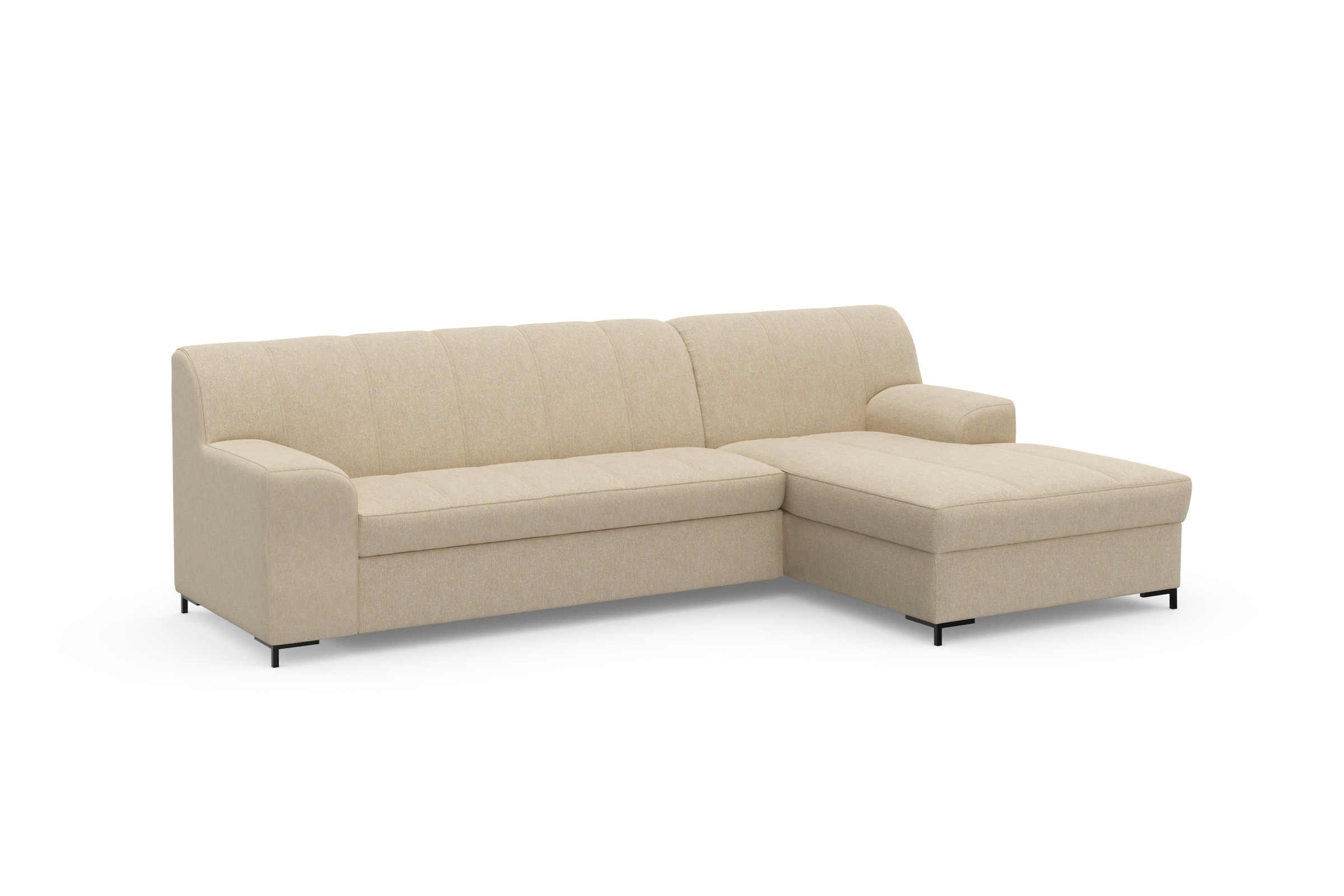 INOSIGN Ecksofa »Balme L-Form«, Inkl. Zierkissen, wahlweise mit Bettfunktion