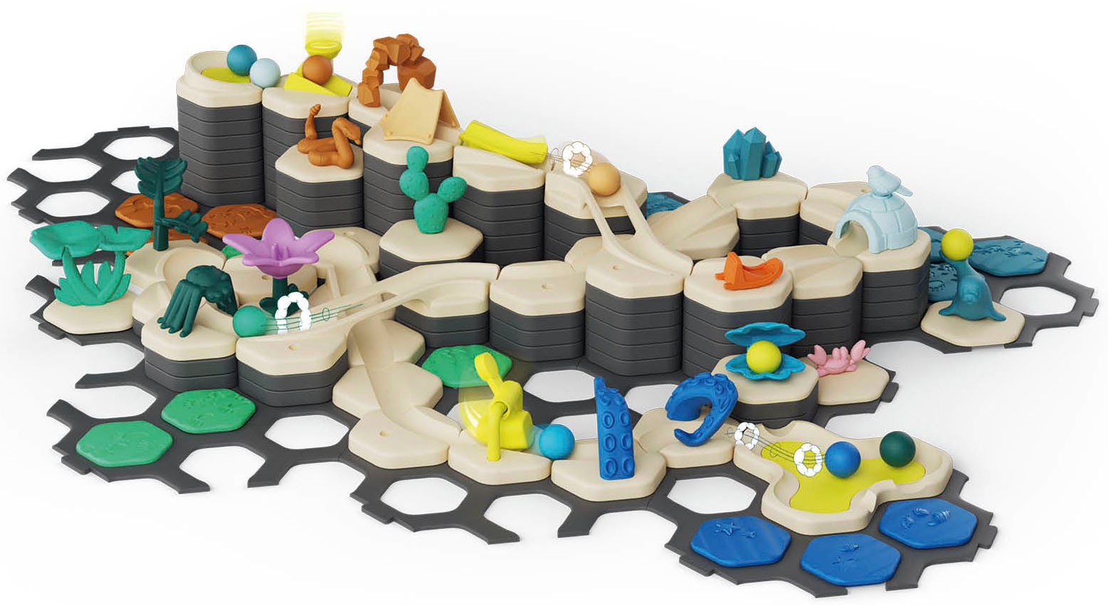 Ravensburger Kugelbahn-Bausatz »GraviTrax Junior Starter-Set XXL Planet«, Made in Europe