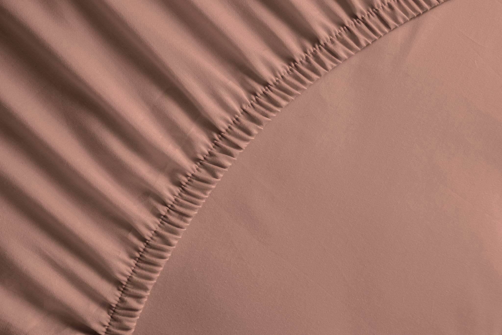 Heckett & Lane Spannbettlaken »Yellow Spannbetttuch Percale« Spannbetttuch aus 100% Baumwolle, Hochwertige Perkal, Gummizug rundum