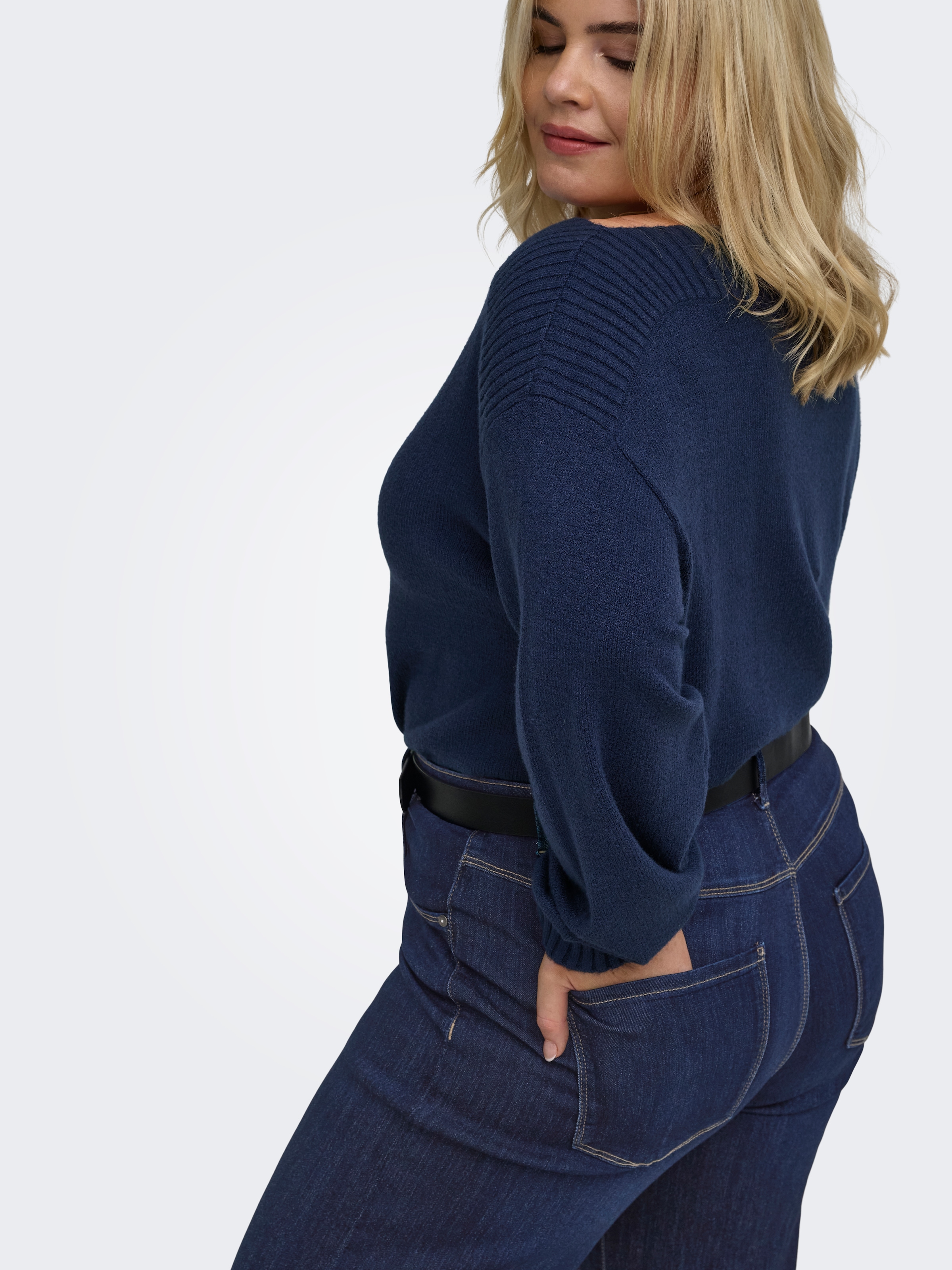 ONLY CARMAKOMA High-waist-Jeans »CARTHUNDER HW WIDE DNM PIM536 NOOS« Viskosemischung, High Waist