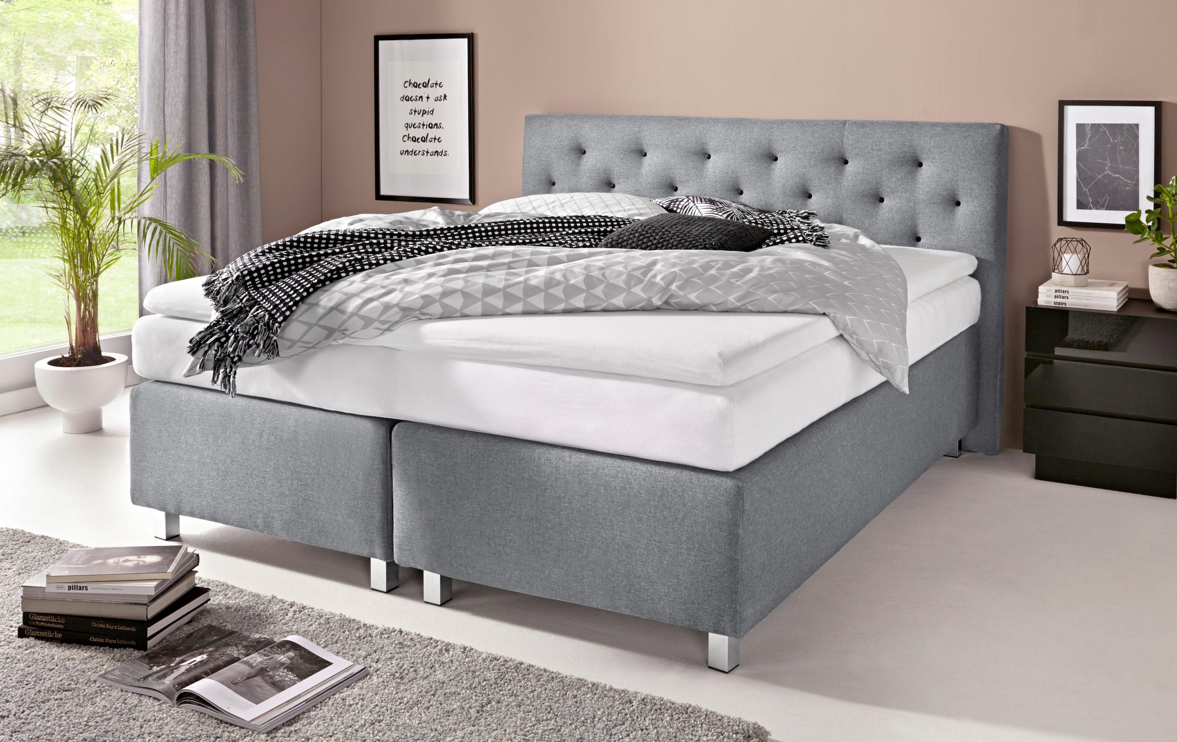Westfalia Schlafkomfort Boxspringbett, in diversen Ausführungen