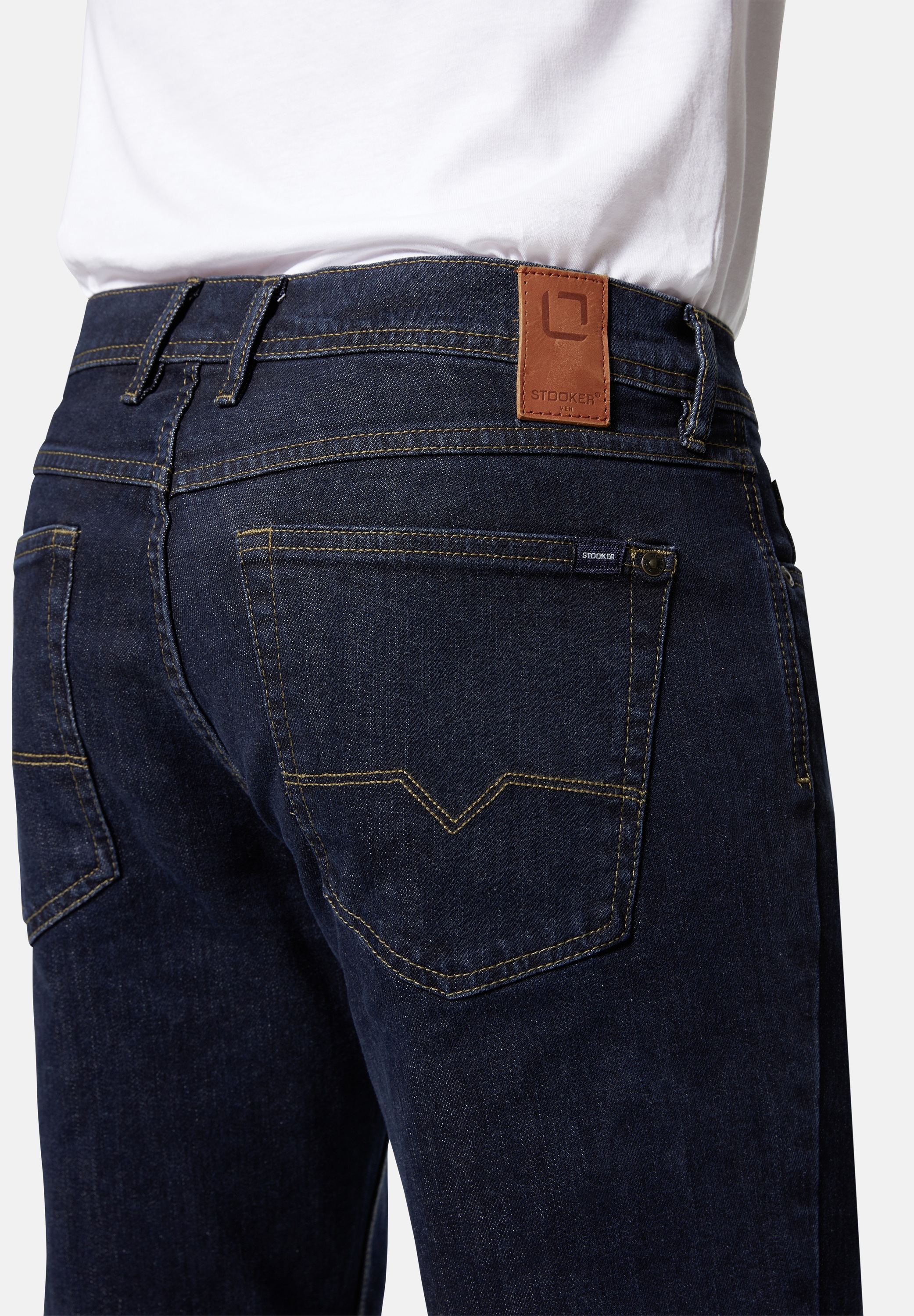 Stooker Men 5-Pocket-Hose »Frisco Denim Straight Fit Men«  Straight Fit Casual Clean Wash Twill Coloured Comfort Flex! für Herren