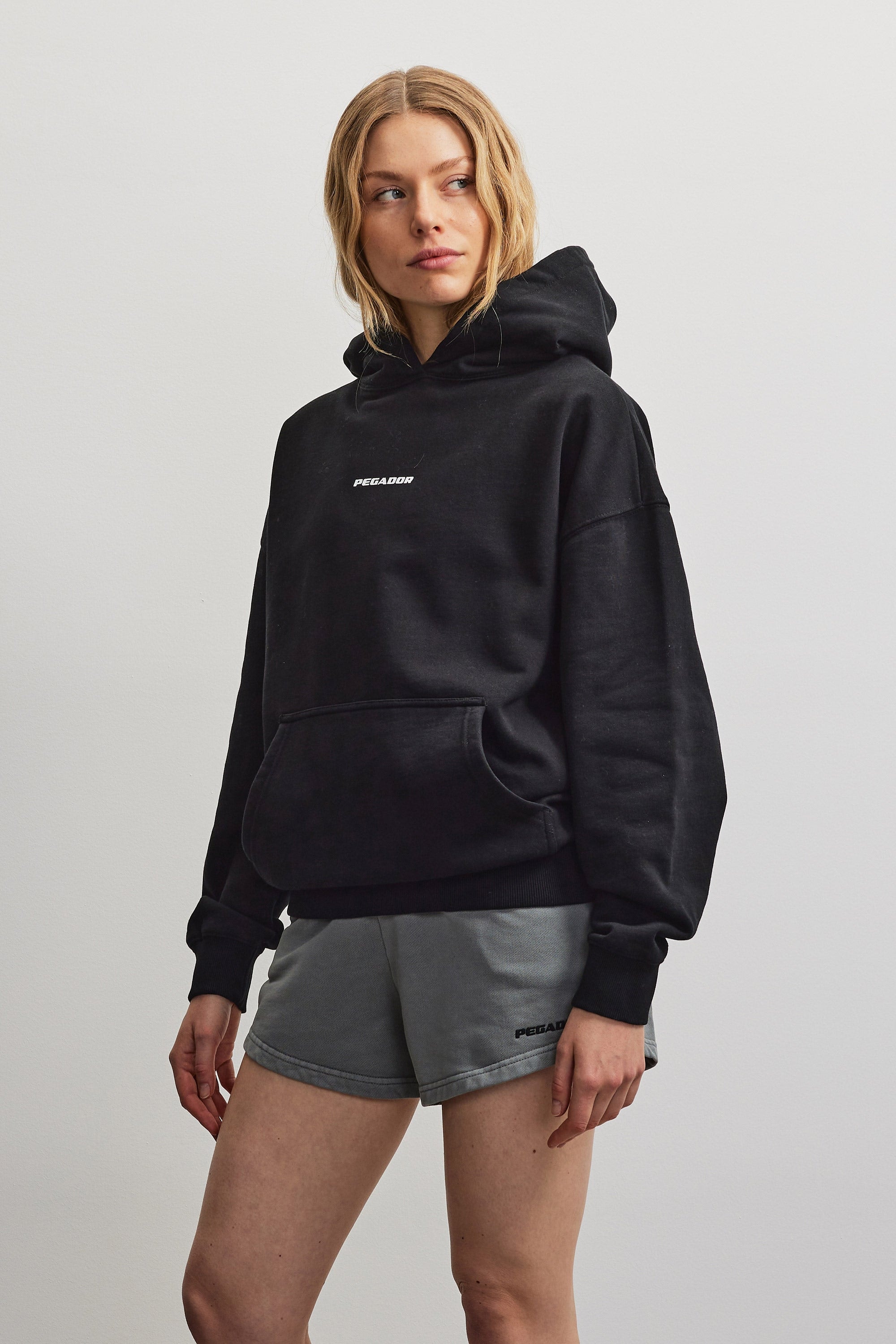 PEGADOR Kapuzensweatshirt »ATNA LOGO OVERSIZED HOODIE«, Baumwollmischung, oversize
