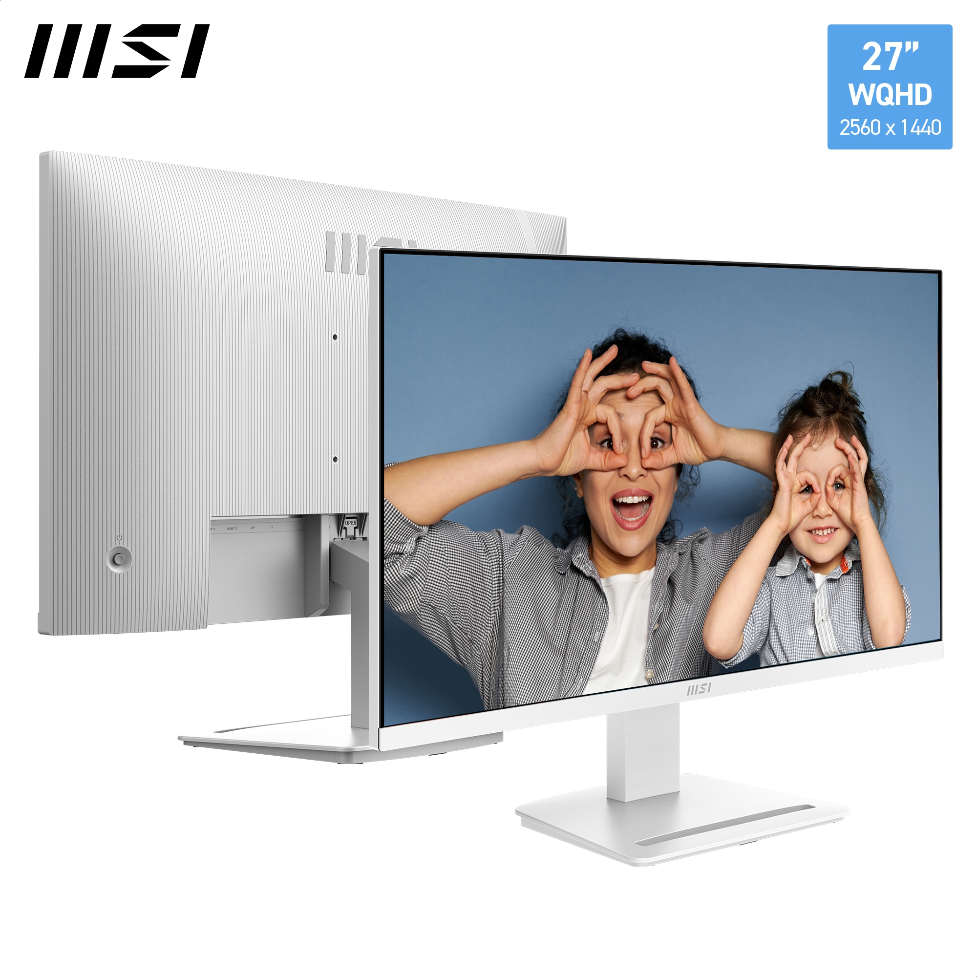 MSI LED-Monitor »PRO MP273QW E14« 68,6 cm/27 ″  2560 x 1440 px WQHD 1 Reaktionszeit 144 Hz neigbar, Lautsprecher