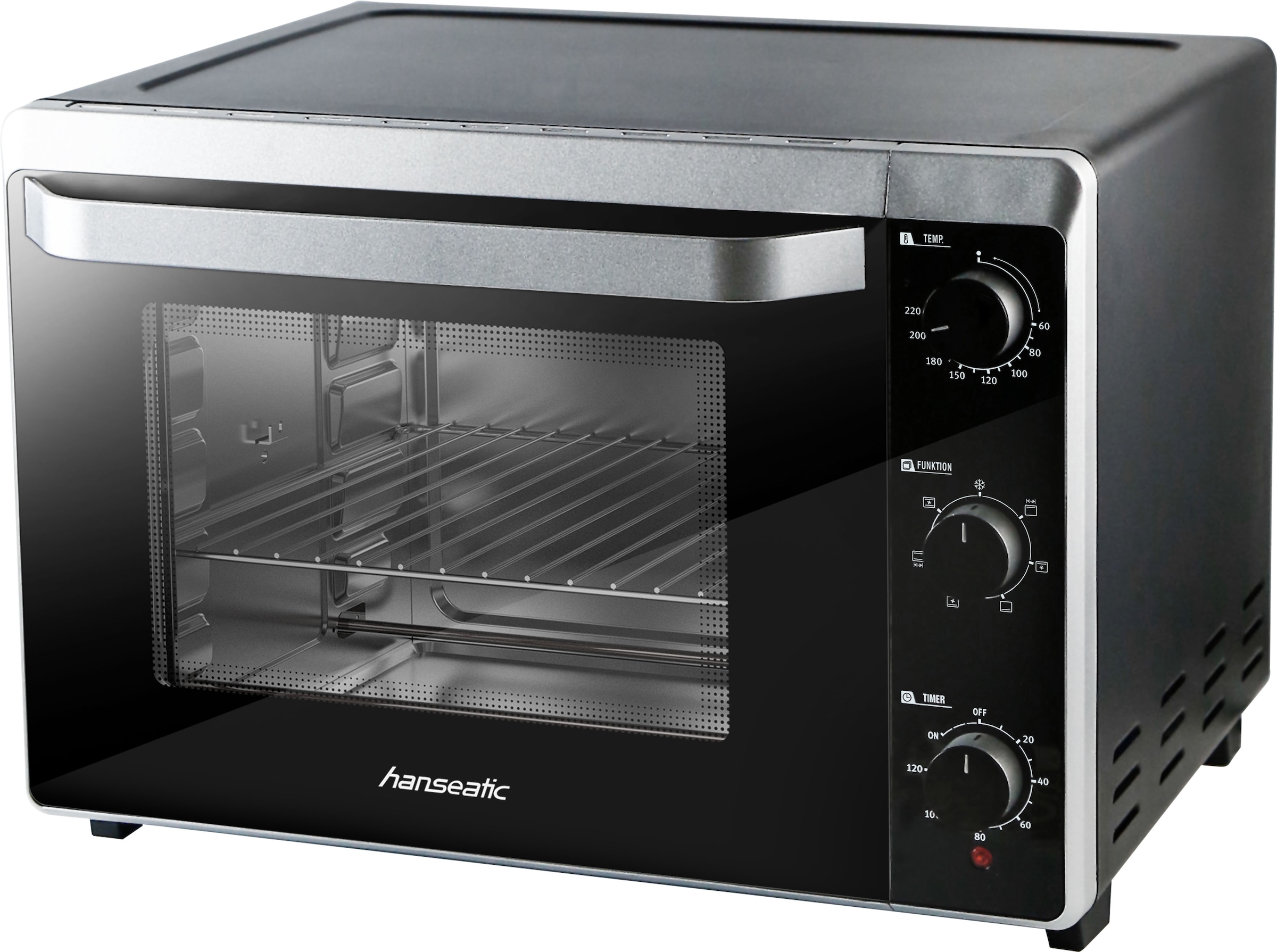 Hanseatic Minibackofen »OT42ML«, mit großem Volumen 42 Liter