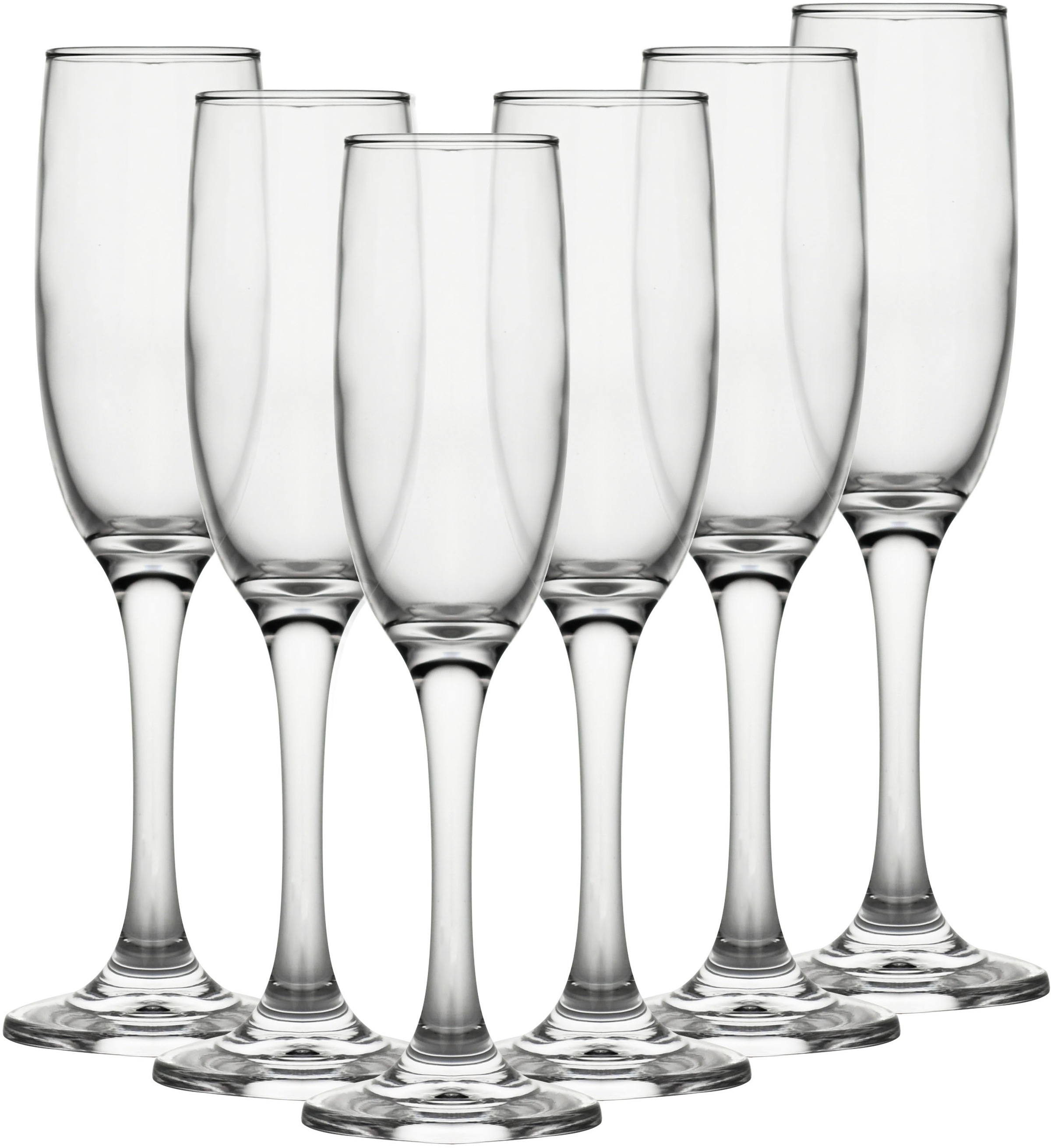 ECHTWERK Sektglas »Champagnerkelche Set 170 ml«, (Set, 6 tlg.), für Champagner, Schaumwein, Aperitifs, ideal für Feierlichkeiten