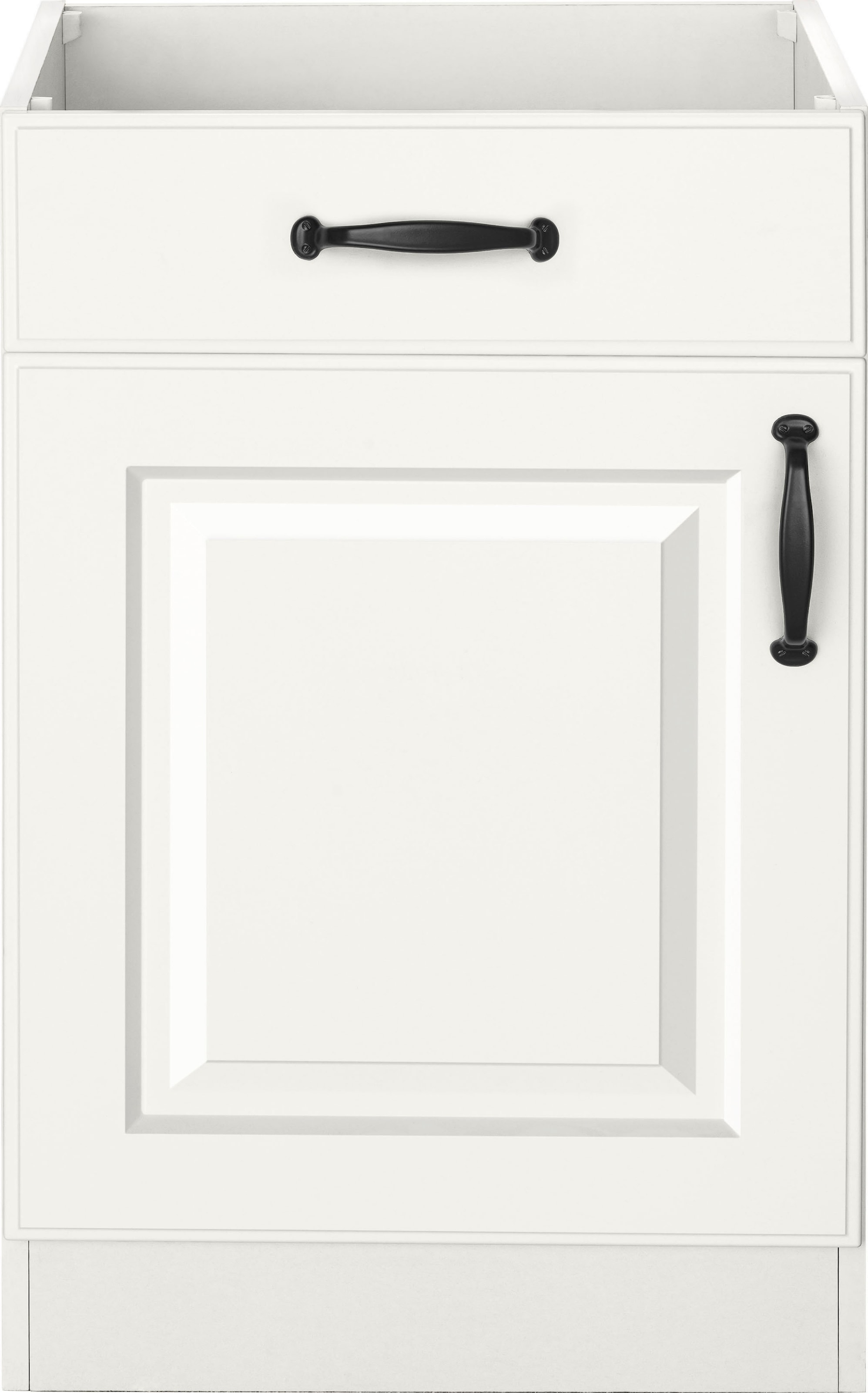 wiho Küchen Unterschrank »Erla, TOPSELLER« 60 cm breit mit Kassettenfront, ohne Arbeitsplatte