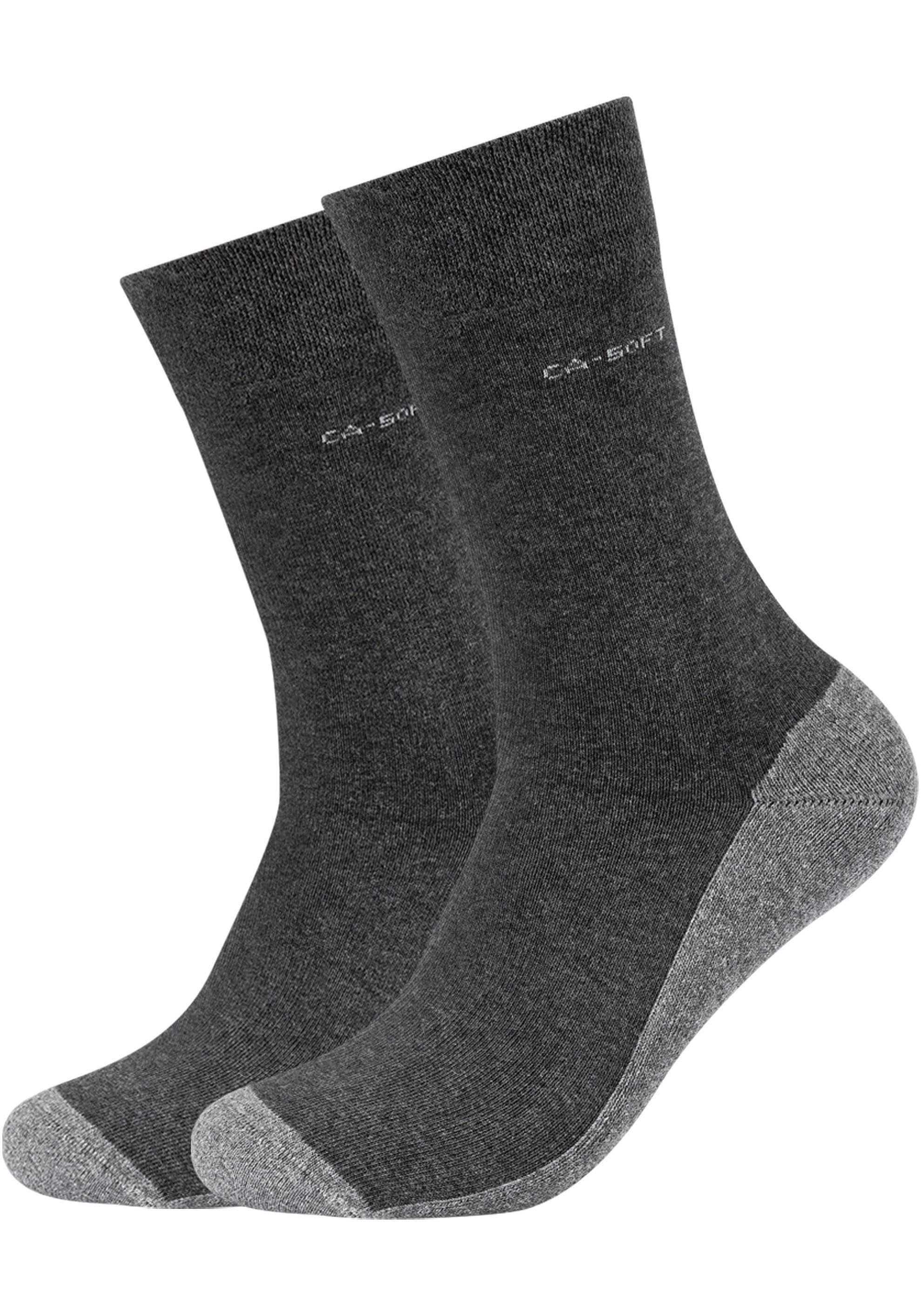 Camano Langsocken »ca-soft« 4 Stk. tlg. mit dezentem Logodruck