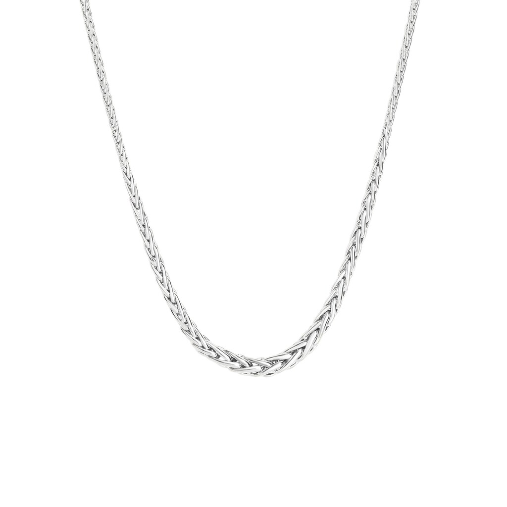 Firetti Silberkette »Zopfkettengliederung, ca. 3 und 6 mm breit«