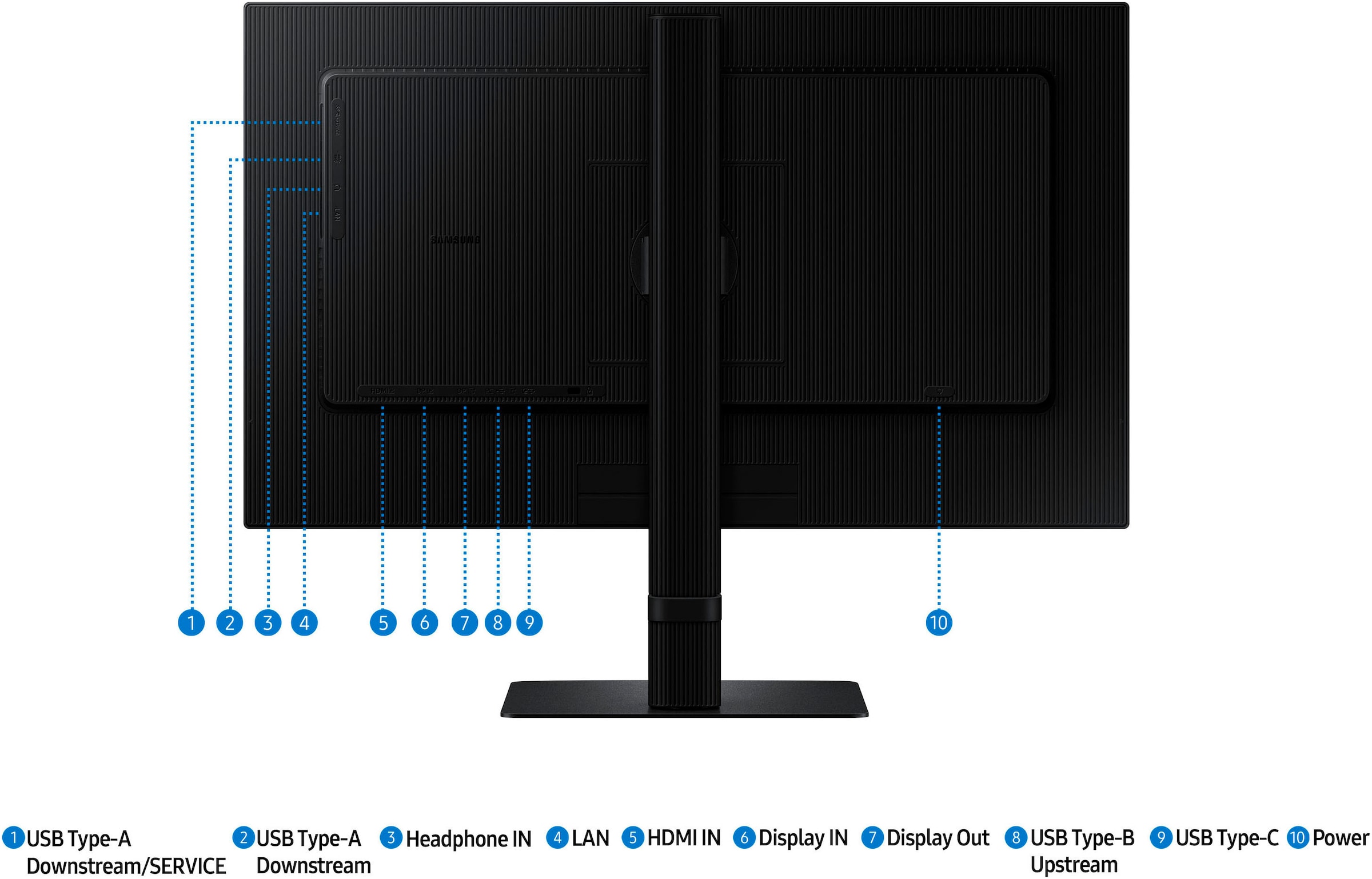 Samsung LED-Monitor »S60UD«, 60 cm/24 Zoll, 2560 x 1440 px, QHD, 5 ms Reaktionszeit, 100 Hz