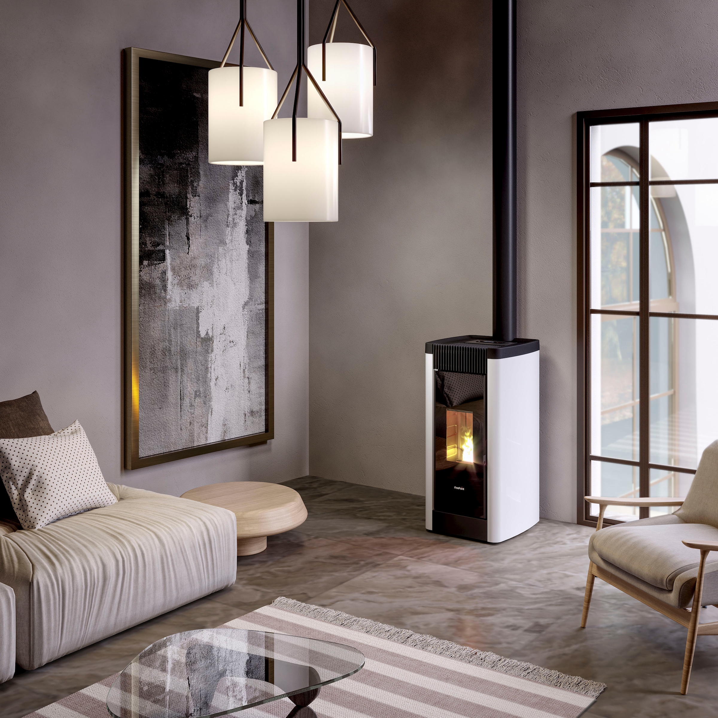 Freepoint Pelletofen »Steel 9«