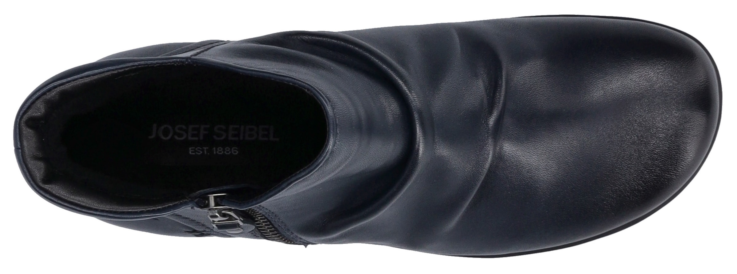 Josef Seibel Schlupfboots »Naly 41«, Stiefelette, Komfortschuh mit gerafftem Schaft
