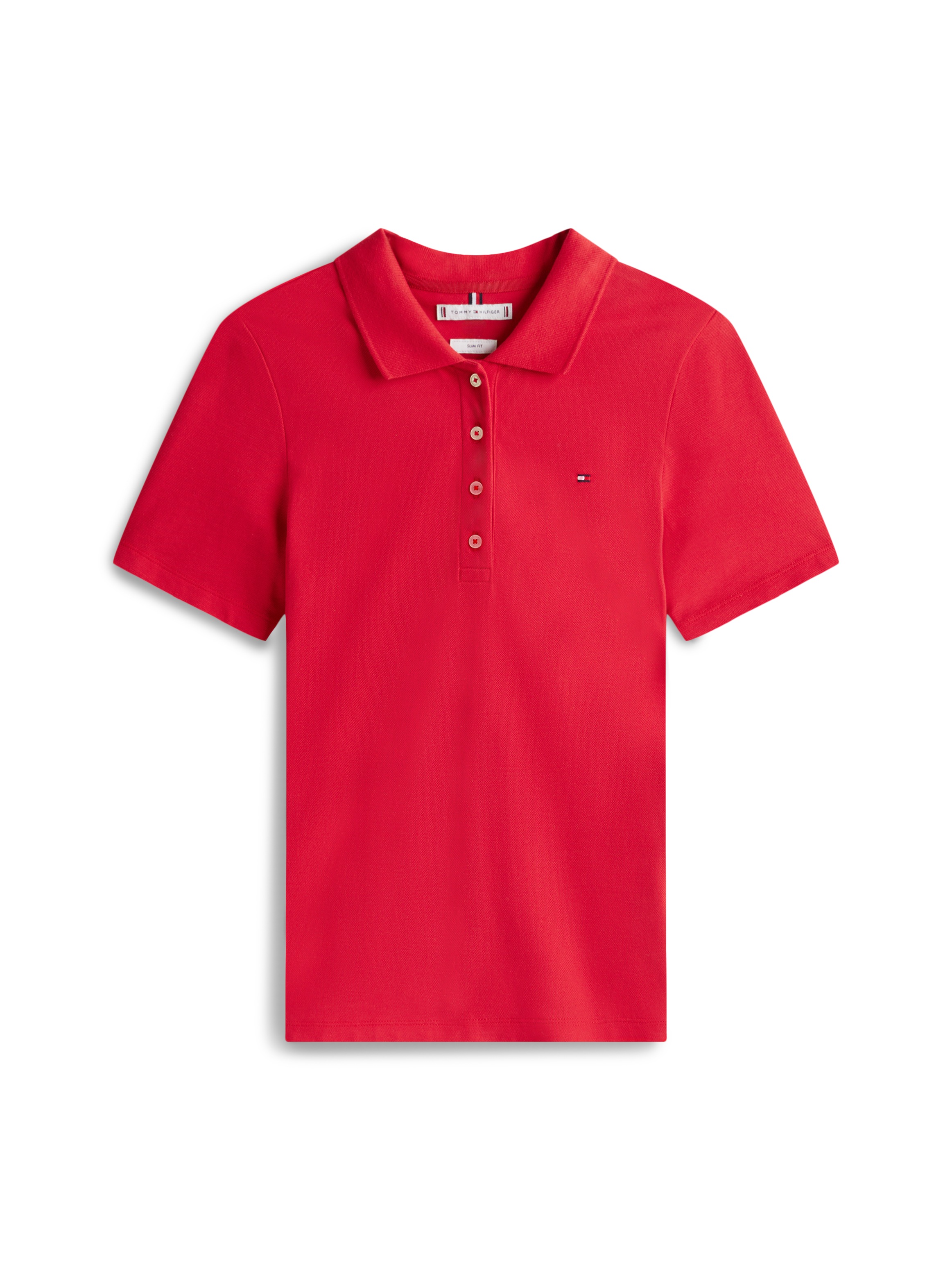 Tommy Hilfiger Poloshirt »1985 Slim Fit Pique Premium« mit Logostickerei, mit Seitenschlitzen