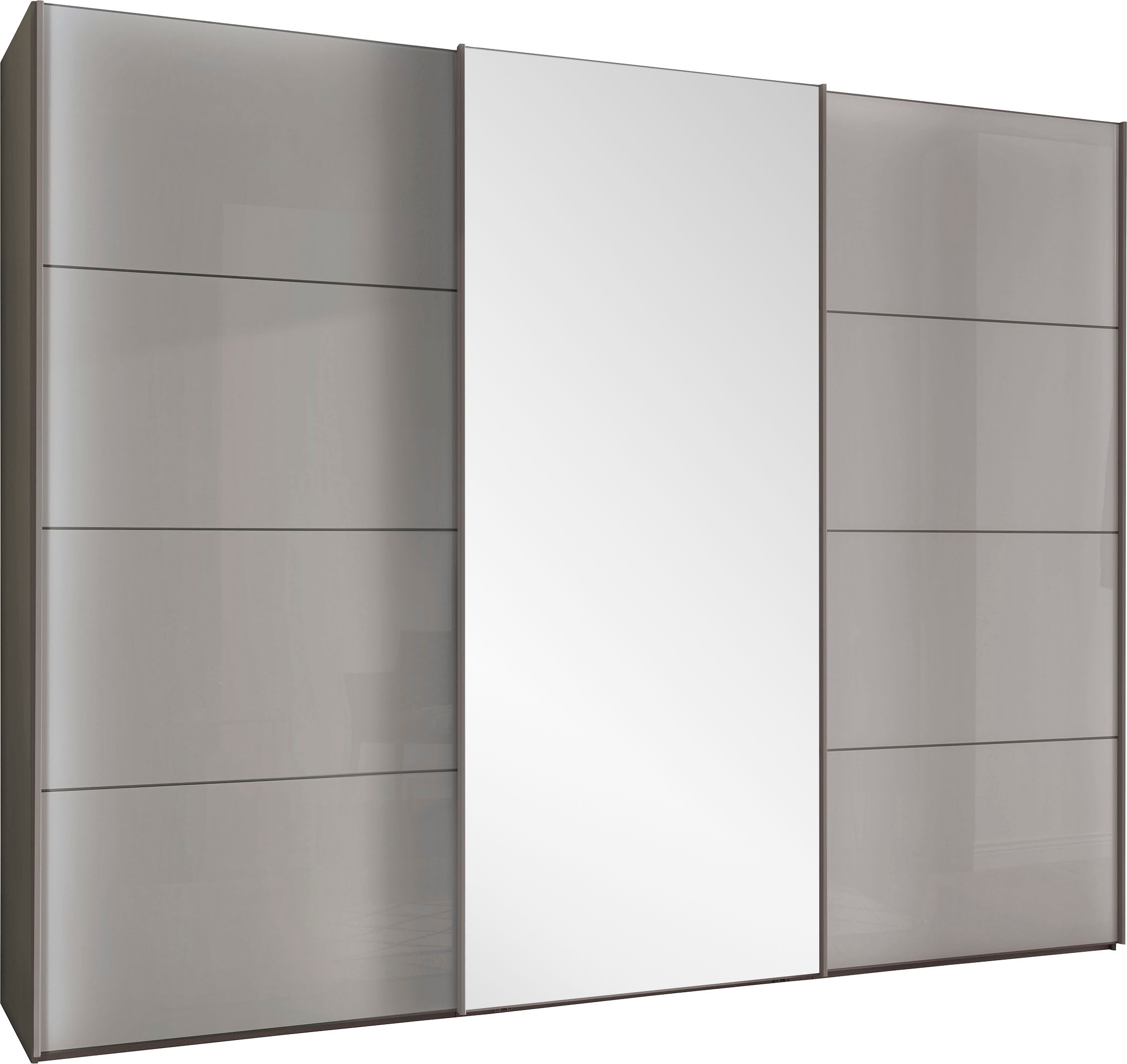WIEMANN Schwebetürenschrank »Kos« mit Spiegeltür und Schattenfuge günstig online kaufen