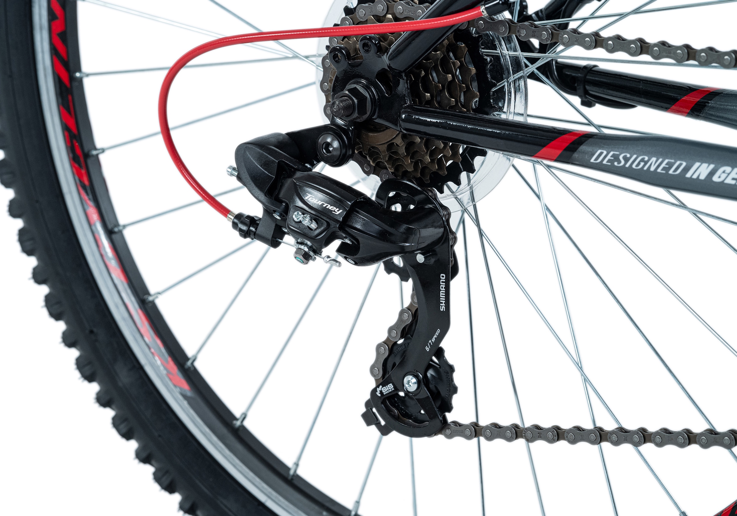 KS Cycling Mountainbike »Topeka«, 21 Gang, Shimano, Tourney Schaltwerk, Kettenschaltung, für Damen und Herren, Kettenschaltung