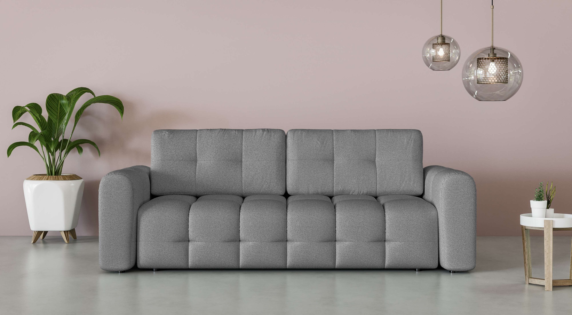 INOSIGN 3-Sitzer "Manilla, wahlweise mit Bettfunktion, B/T/H 265/117/91 cm" günstig online kaufen