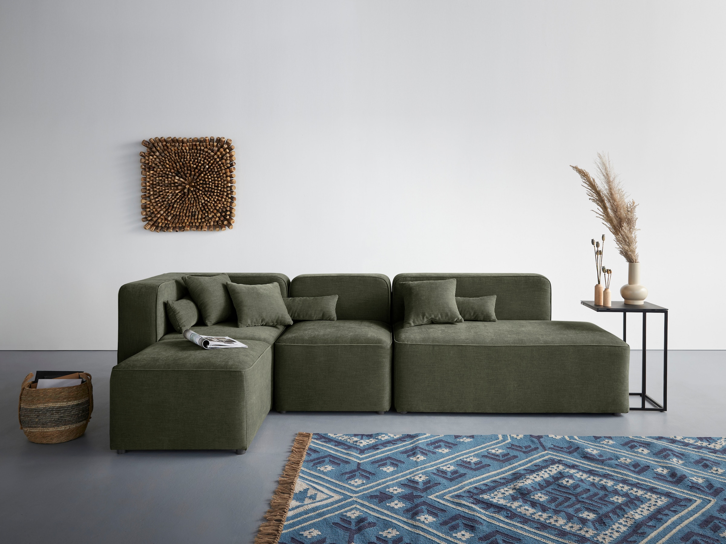 Home affaire Ecksofa »Sundstrup L-Form« Modulserie, individuelle Zusammenst günstig online kaufen