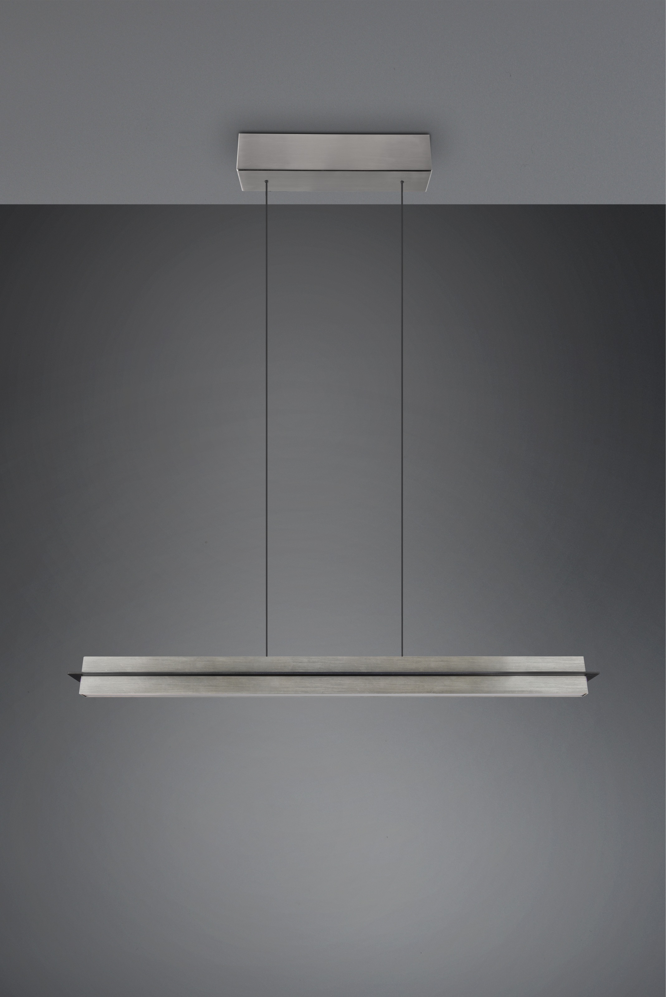 TRIO Leuchten LED Pendelleuchte »EMERSON, LED Hängeleuchte höhenverstellbar, 4-Stufen Touch Dimmer«, 1 flammig, Leuchtmittel LED-Board | LED fest integriert, Lichtfarbe einstellbar 2700-5000K warm- bis kaltweiß, Höhe max 150 cm