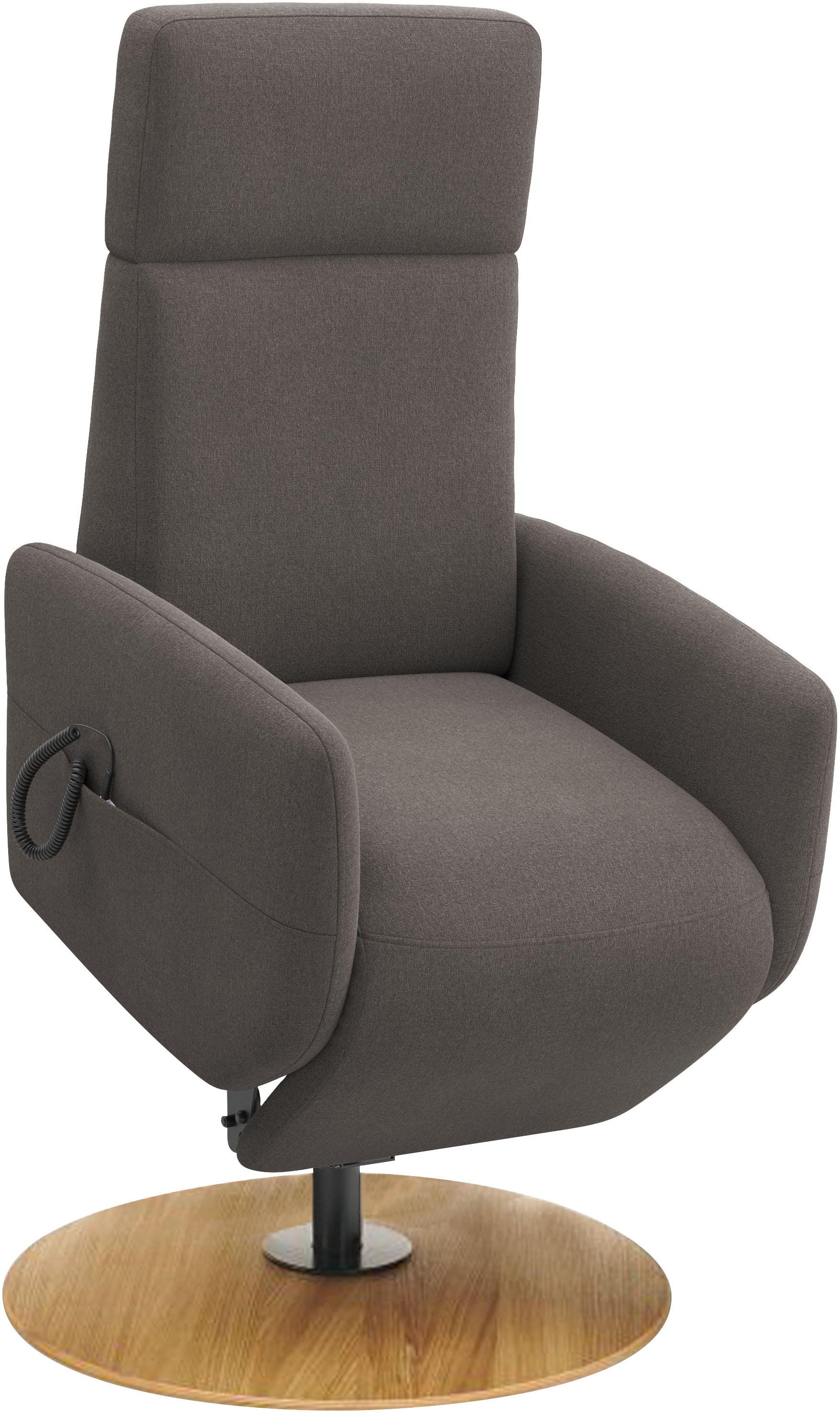 Home affaire TV-Sessel »Rochelle, inkl. Kopfteilverstellung & 360° Drehfunktion«, (1 St.), TV-Sessel mit Drehfunktion 360 Grad
