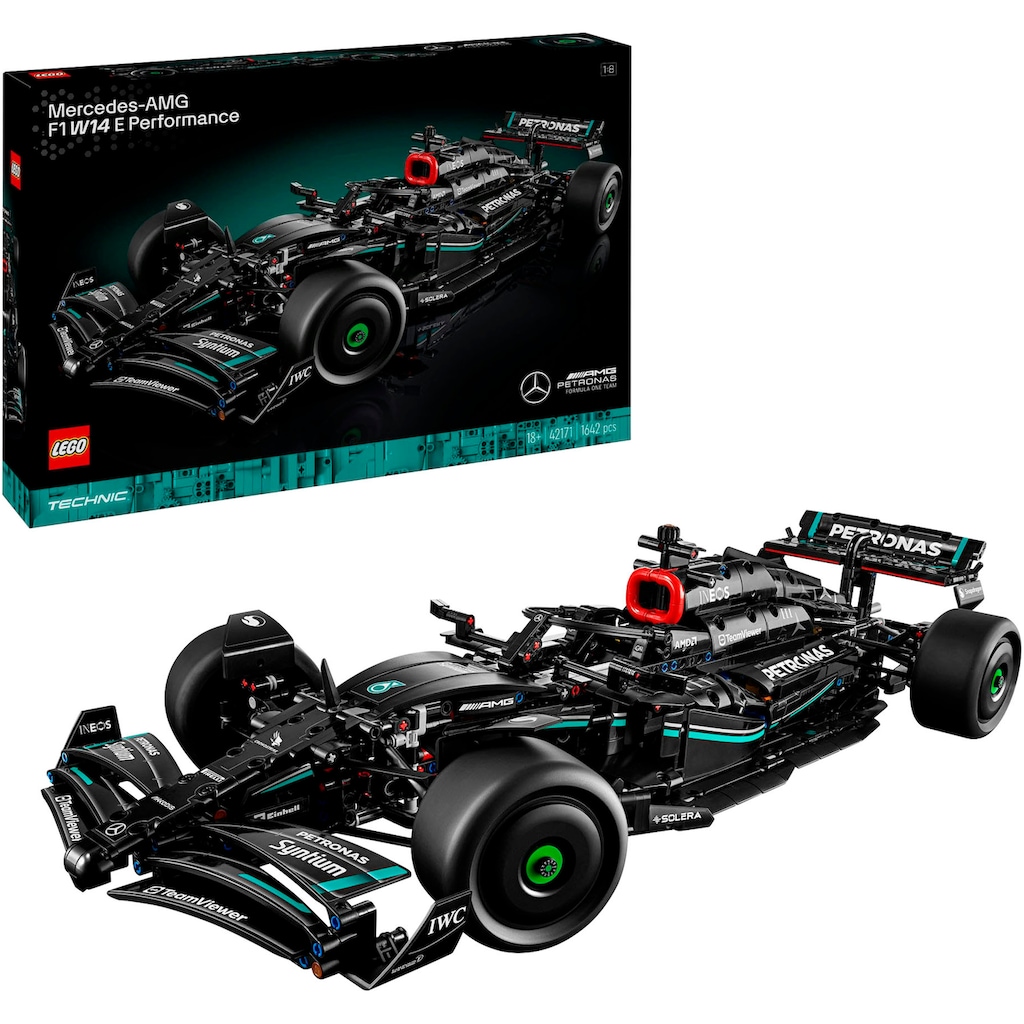LEGO® Konstruktionsspielsteine »Mercedes-AMG F1 W14 E Performance (42171), LEGO® Technic«, (1642 St.), Made in Europe