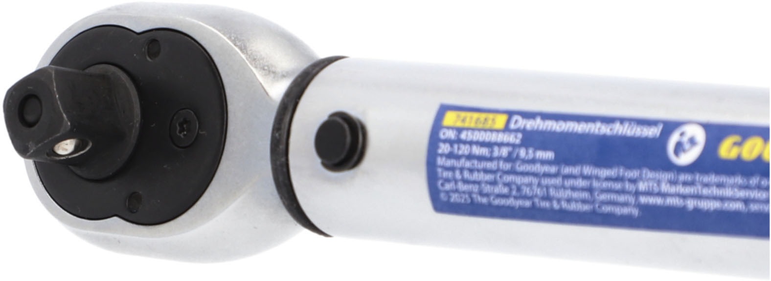 Goodyear Drehmomentschlüssel »Drehmomentschlüssel 20-120 Nm mit Adaptern«