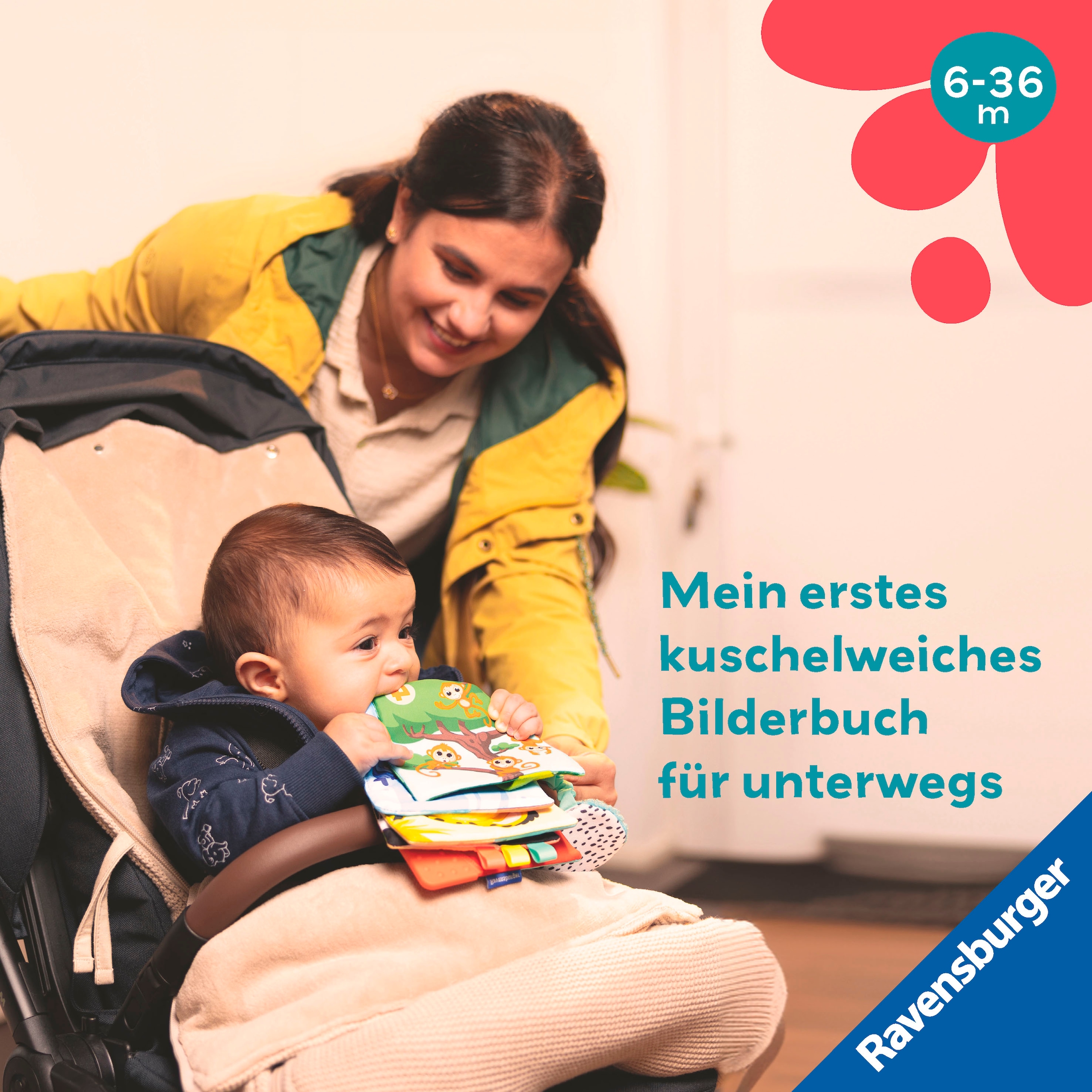 Ravensburger Greifspielzeug »Play+ Mein allererstes Spielbuch: Zahlen und Farben (Stoffbuch)«