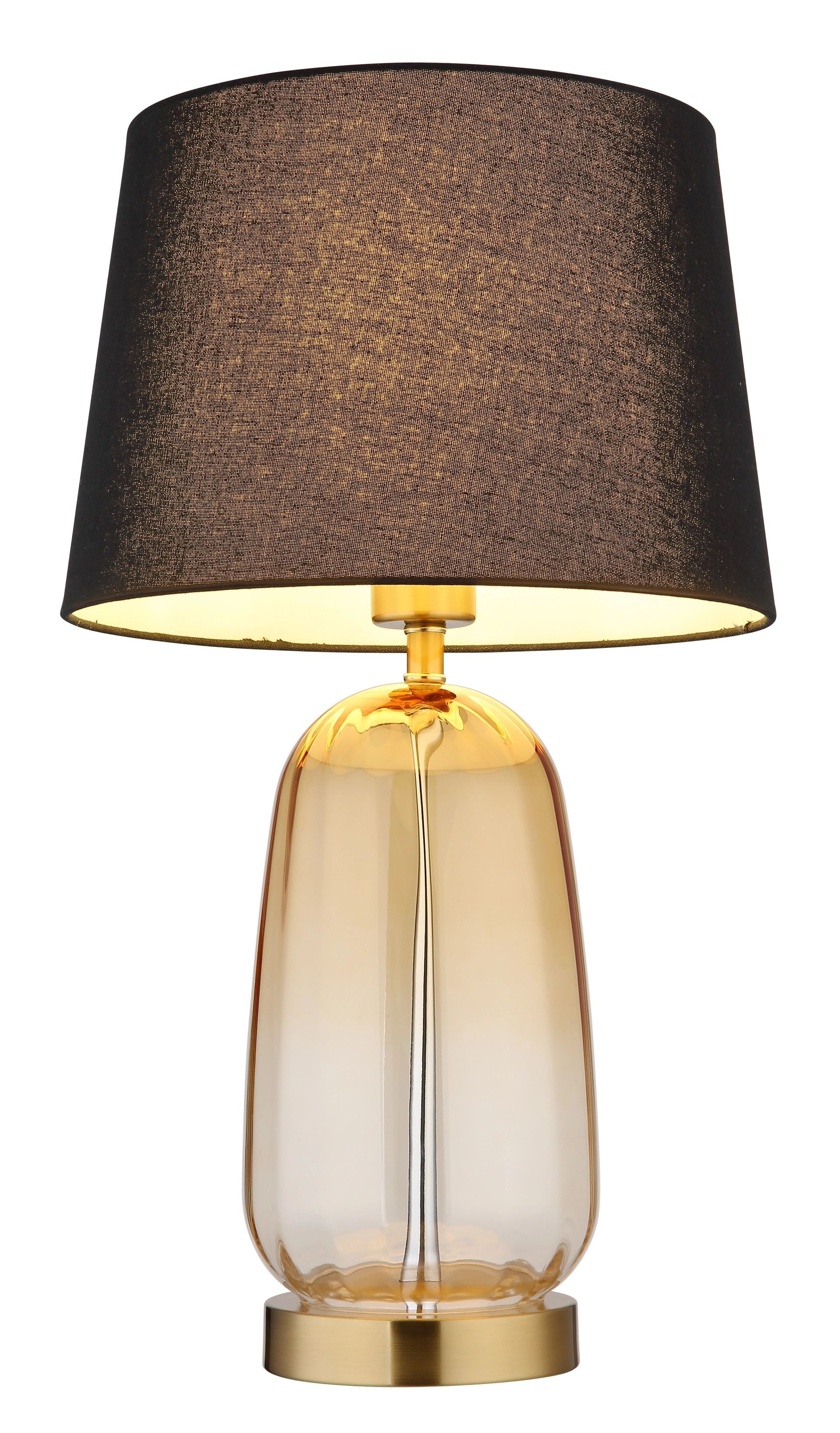 GLOBO LIGHTING Tischleuchte »CLASSY« E27 1 Stk. Design Tischlampe, Wohnzimmer, Schlafzimmer, Flur, Textilschirm