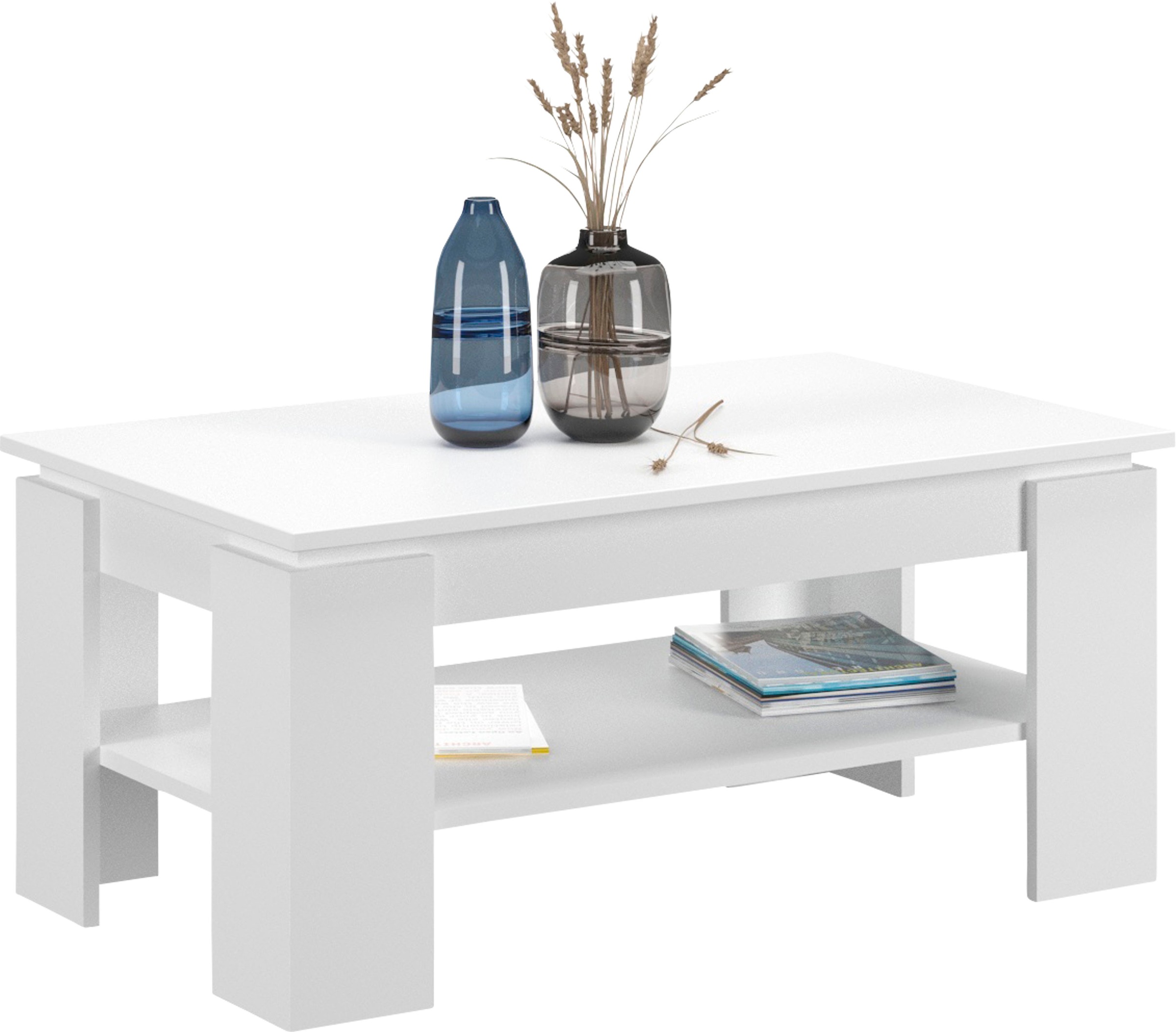 INOSIGN Couchtisch »Kalmar, rechteckig, 100 x 60 cm, 1 Ablageboden«, Sofati günstig online kaufen