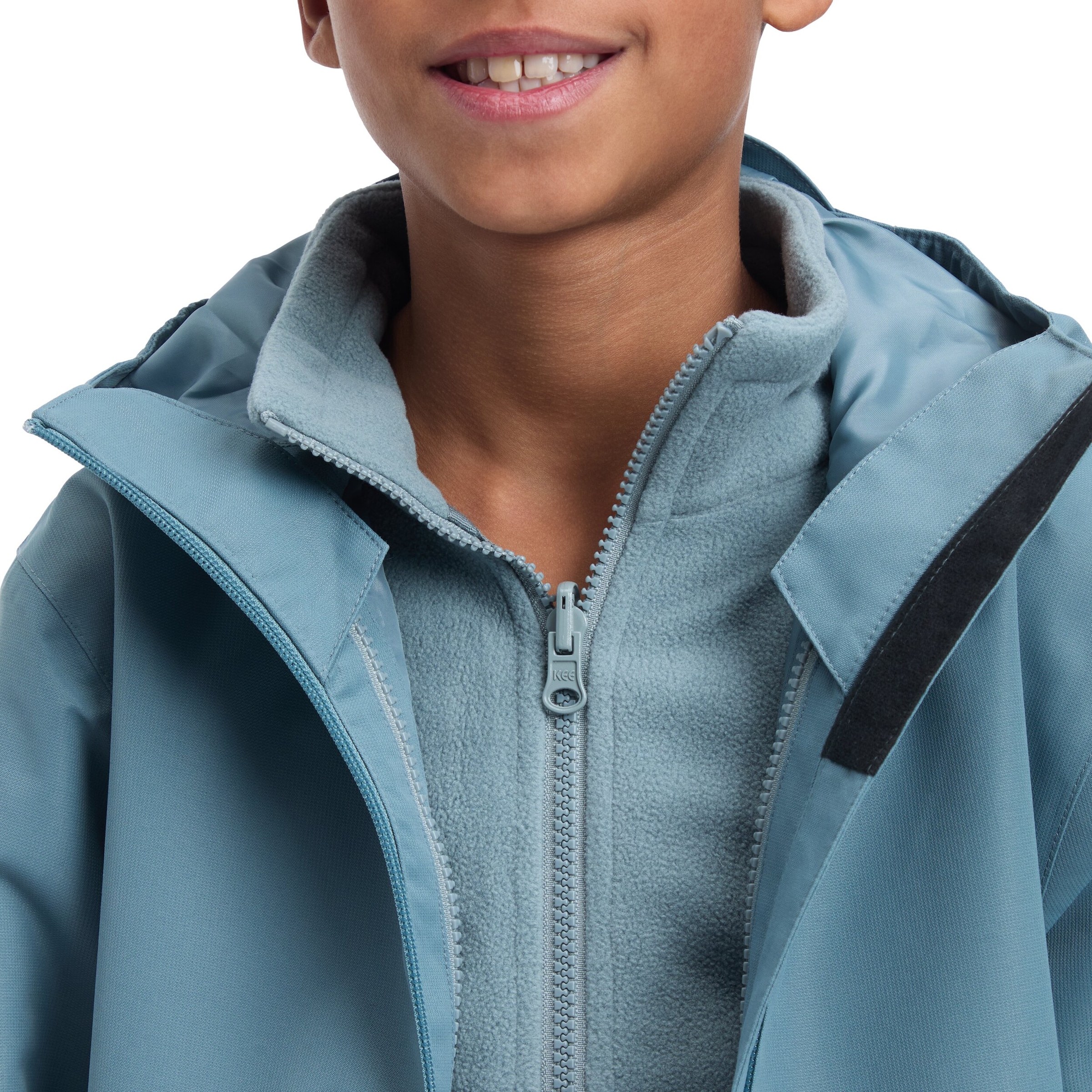 McKINLEY Outdoorjacke »Ju.-Funktions-Jacke Allalin 3:1 III B« mit Kapuze