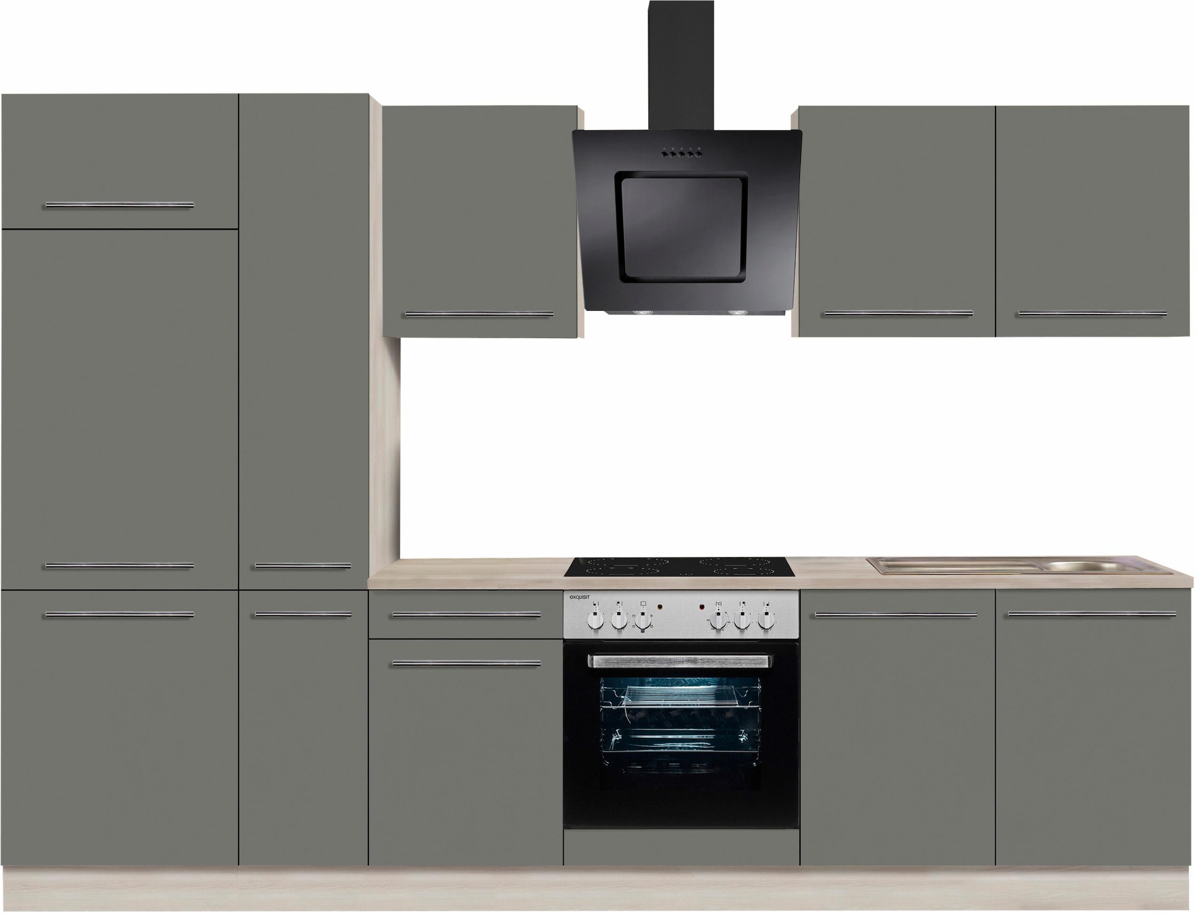 OPTIFIT Küchenzeile »Bern«, 300 Füße, Raten E-Geräten, Türen höhenverstellbare auf gedämpfte bestellen Breite cm, mit