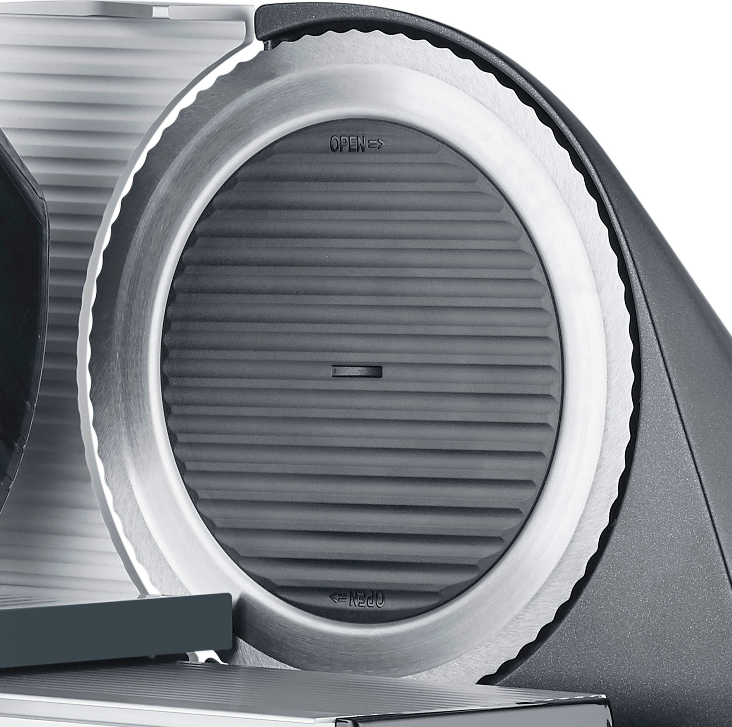 Graef Allesschneider »ICONIC²³ S55006«, 170 W, mit Walnussholz-Schneidbrett, 3 Dip-Schälchen aus Porzellan