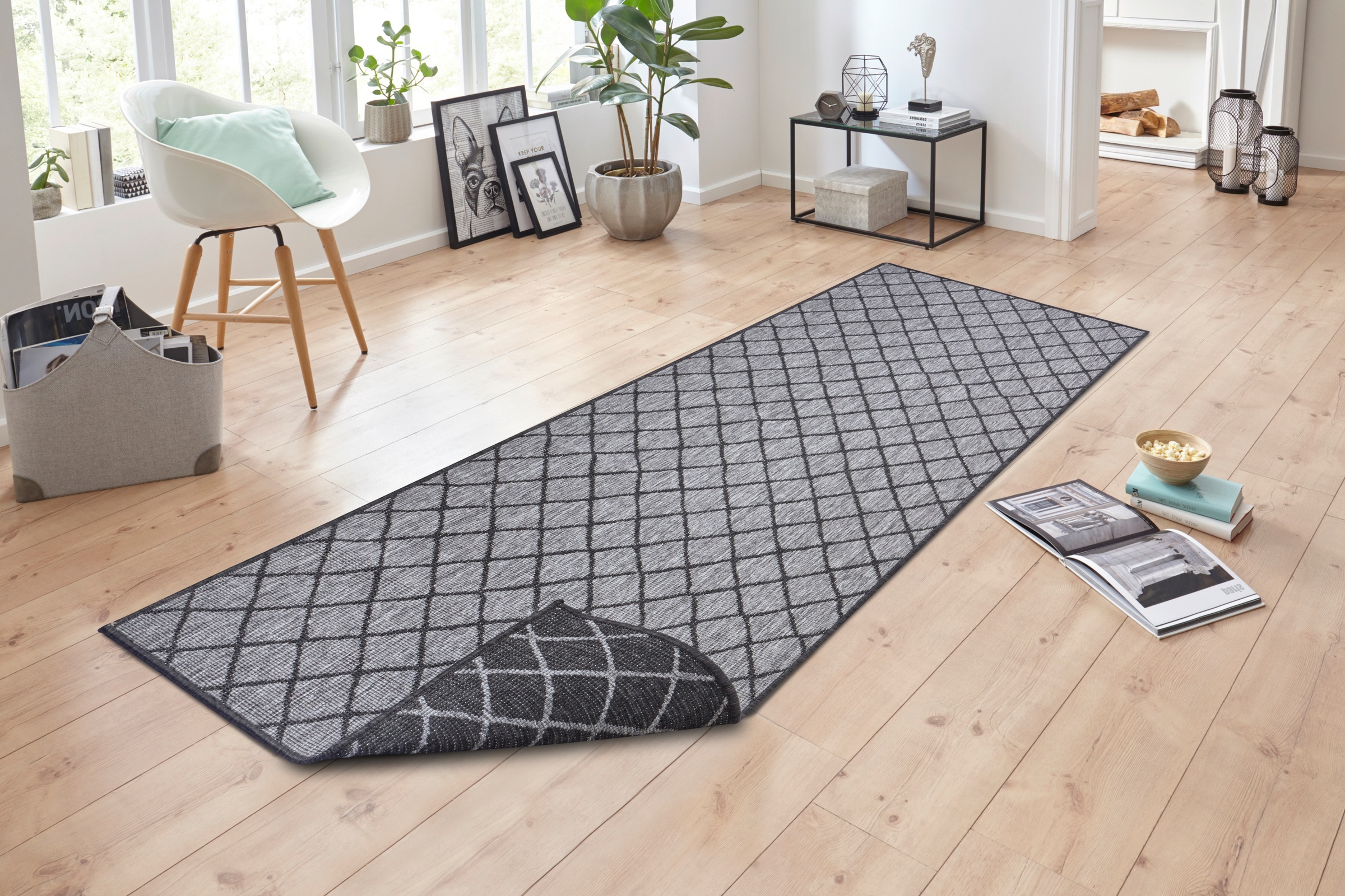 NORTHRUGS Teppich »Malaga Wendeteppich«, rechteckig, 5 mm Höhe, In-& Outdoo günstig online kaufen