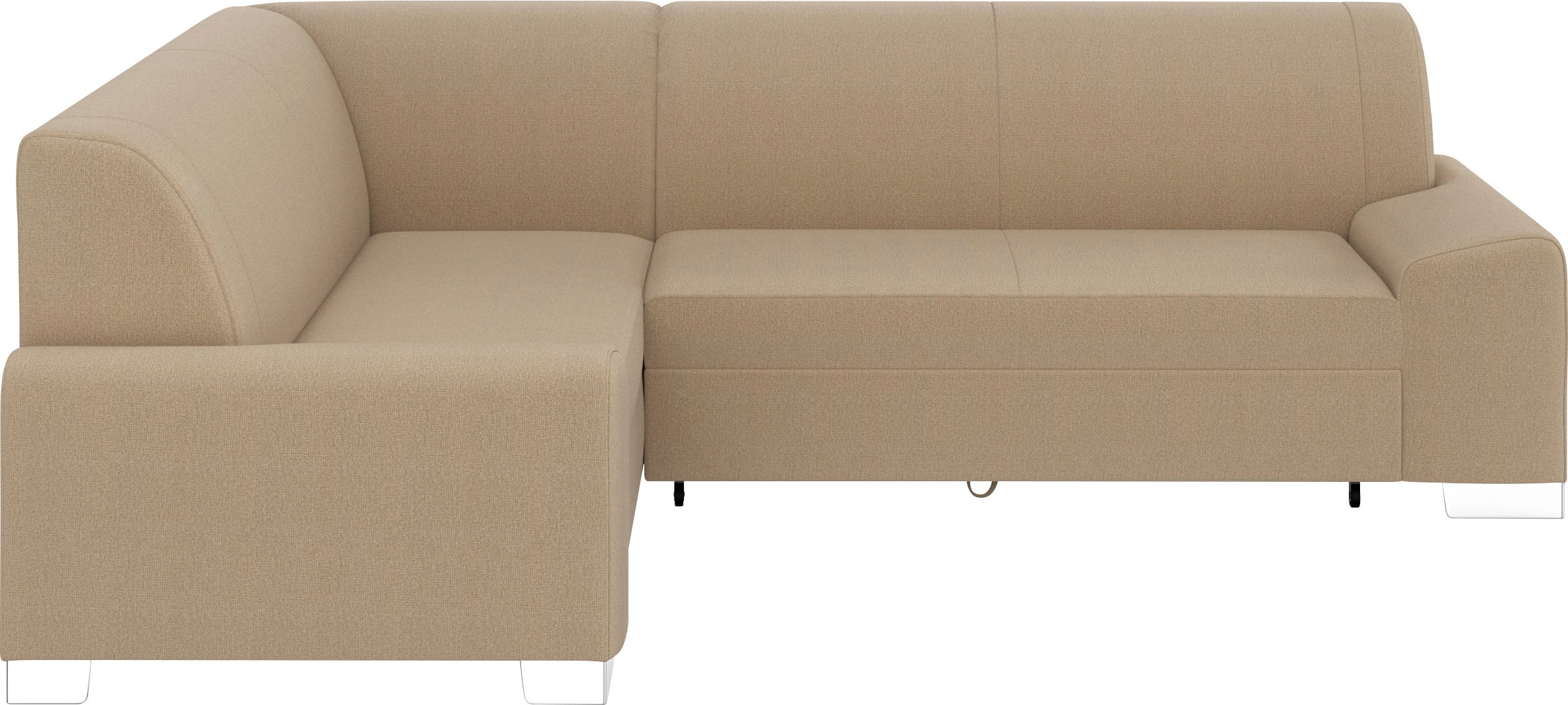 DOMO collection Ecksofa »Anzio in kubischer Formensprache, flache Armlehnen günstig online kaufen