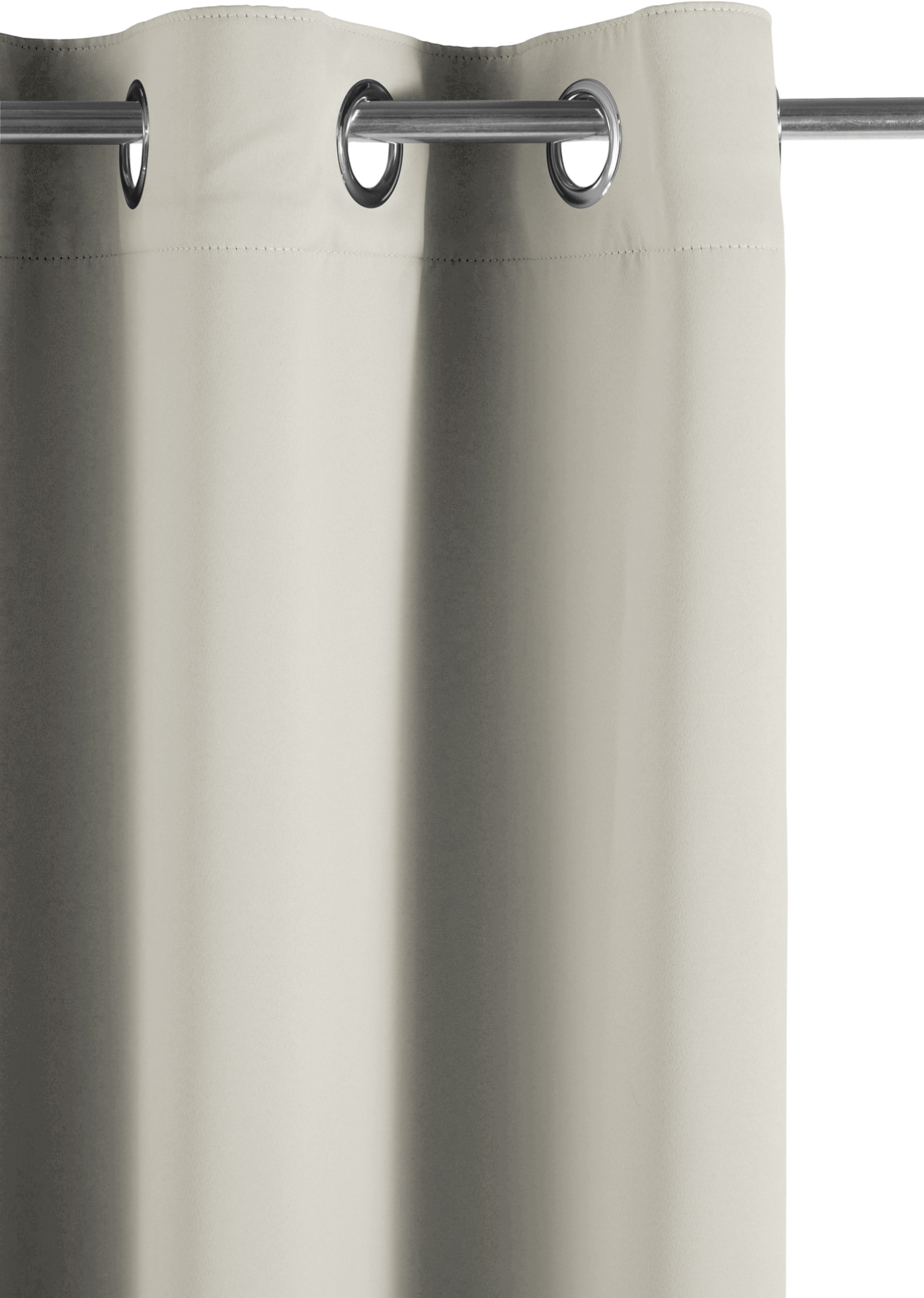 OTTO home Verdunkelungsvorhang »Solana« Ösen 2 Stk. tlg. 2-er Set, Breite 140 cm, einfarbig