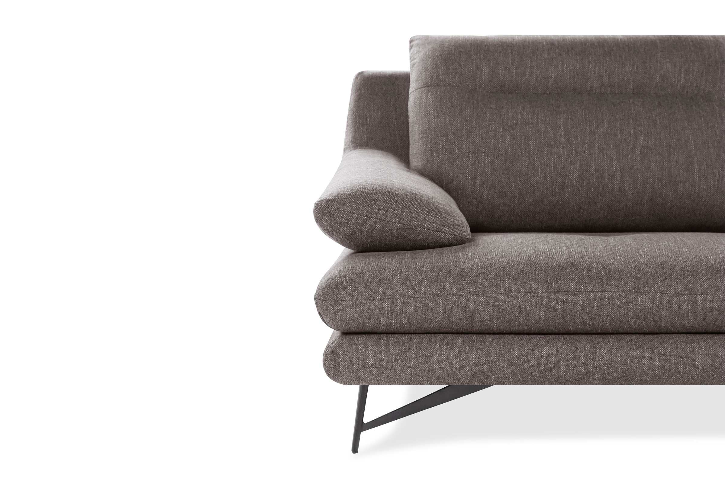 CALIA ITALIA 2-Sitzer »Cezanne, italienisches Designsofa mit erstklassigem Sitzkomfort«, wahlweise mit Sitztiefenverstellung