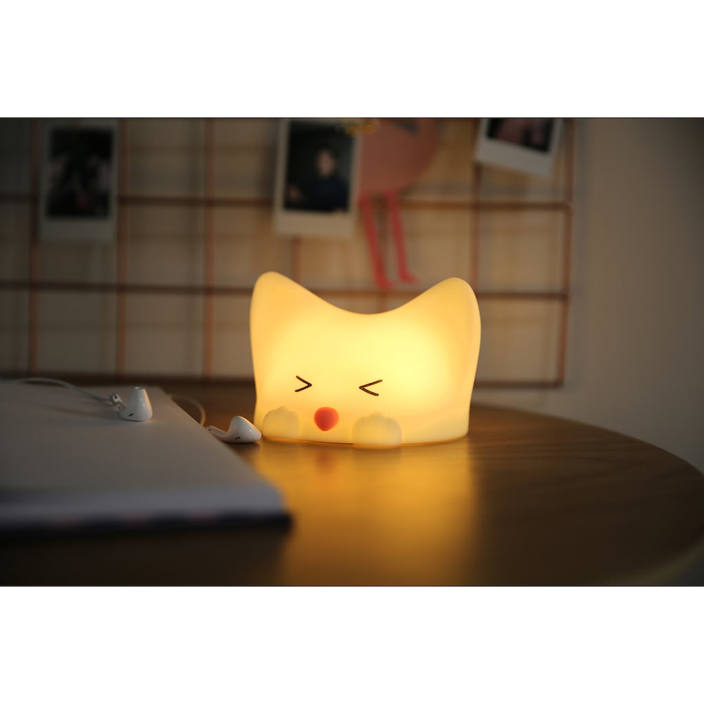 niermann LED Nachtlicht »Catty Cat«, LED-Modul, 1 St., Nachtlicht Catty Cat