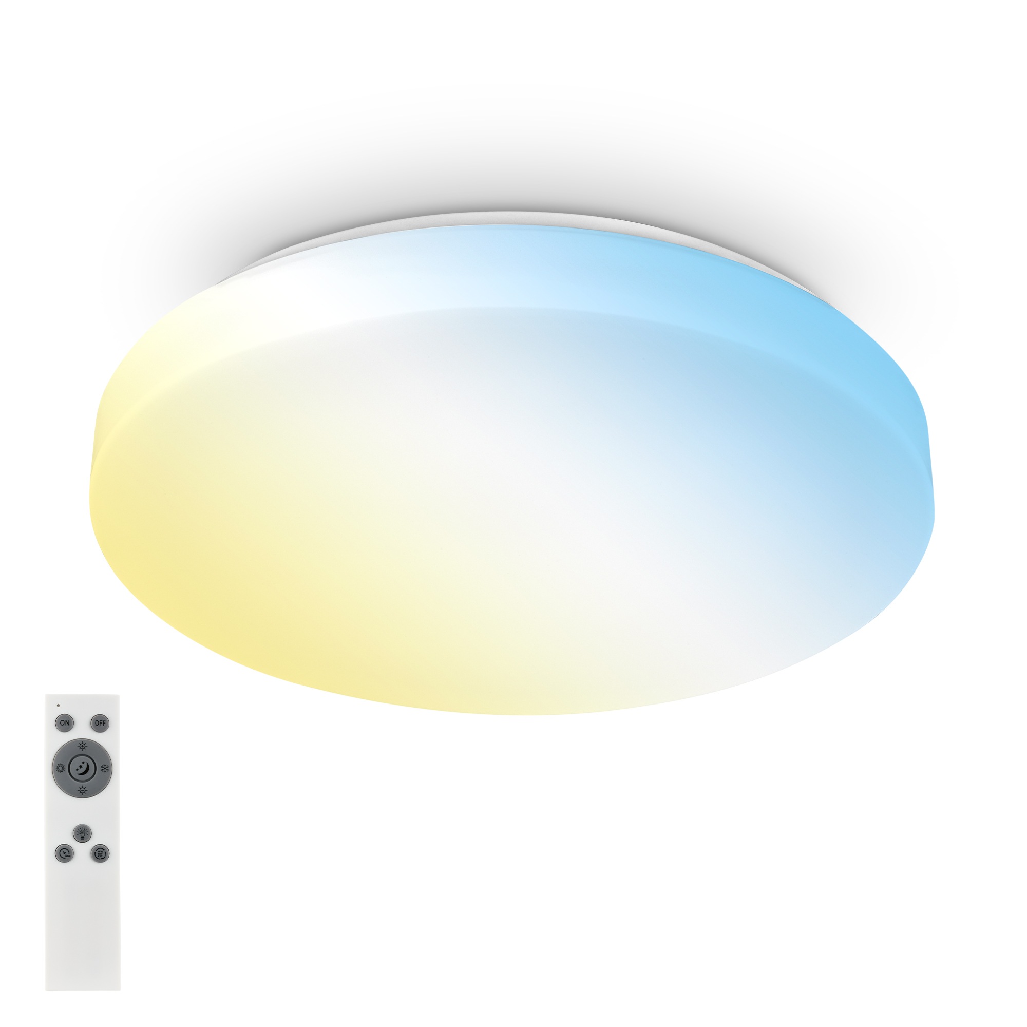 Briloner Leuchten LED Deckenleuchte »ROWNO«, inkl. Fernbedienung günstig online kaufen