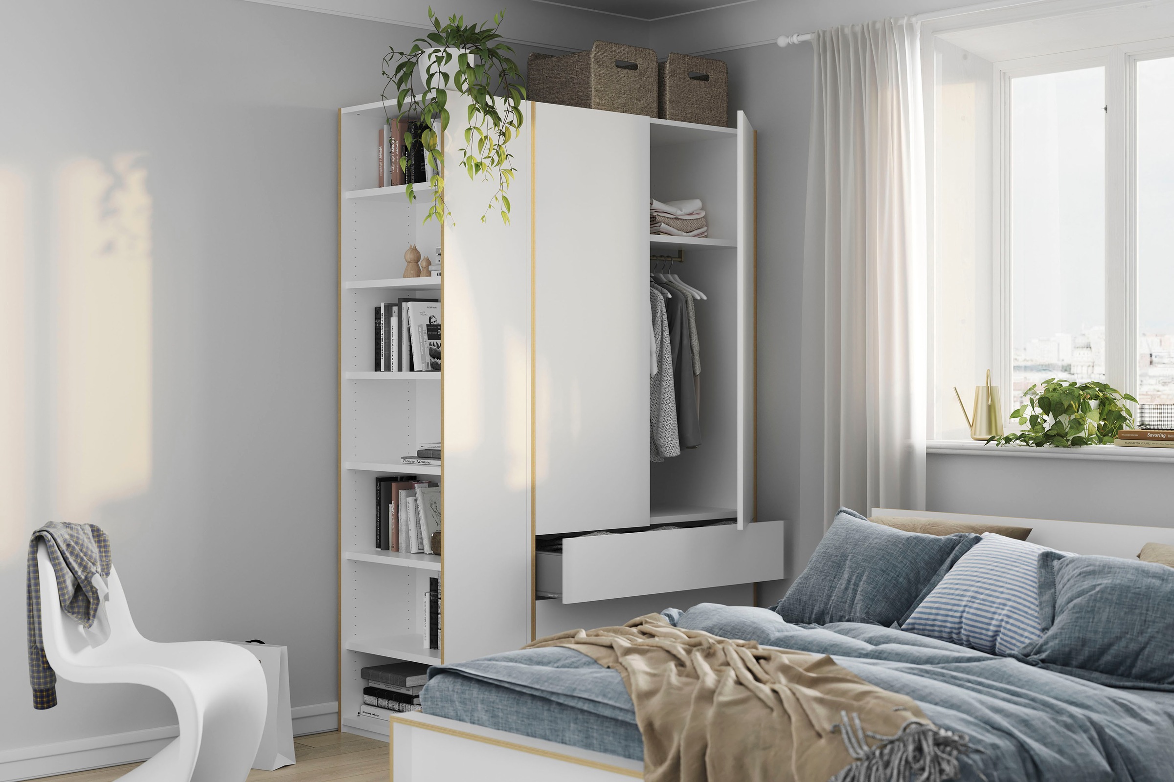 2. Bild von Müller SMALL LIVING Holzbett »FLAI HIGH«