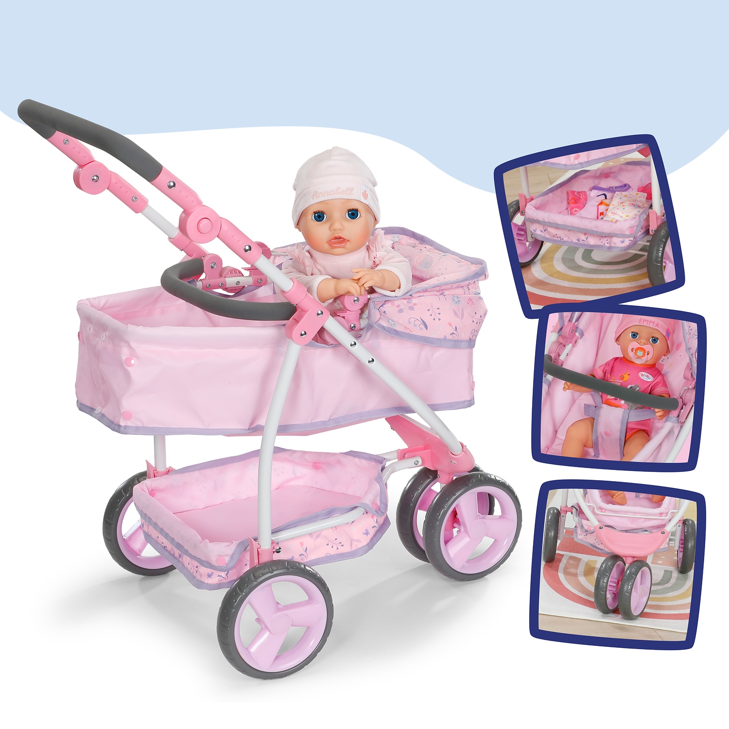 Baby Born Kombi-Puppenwagen »Deluxe Wald«