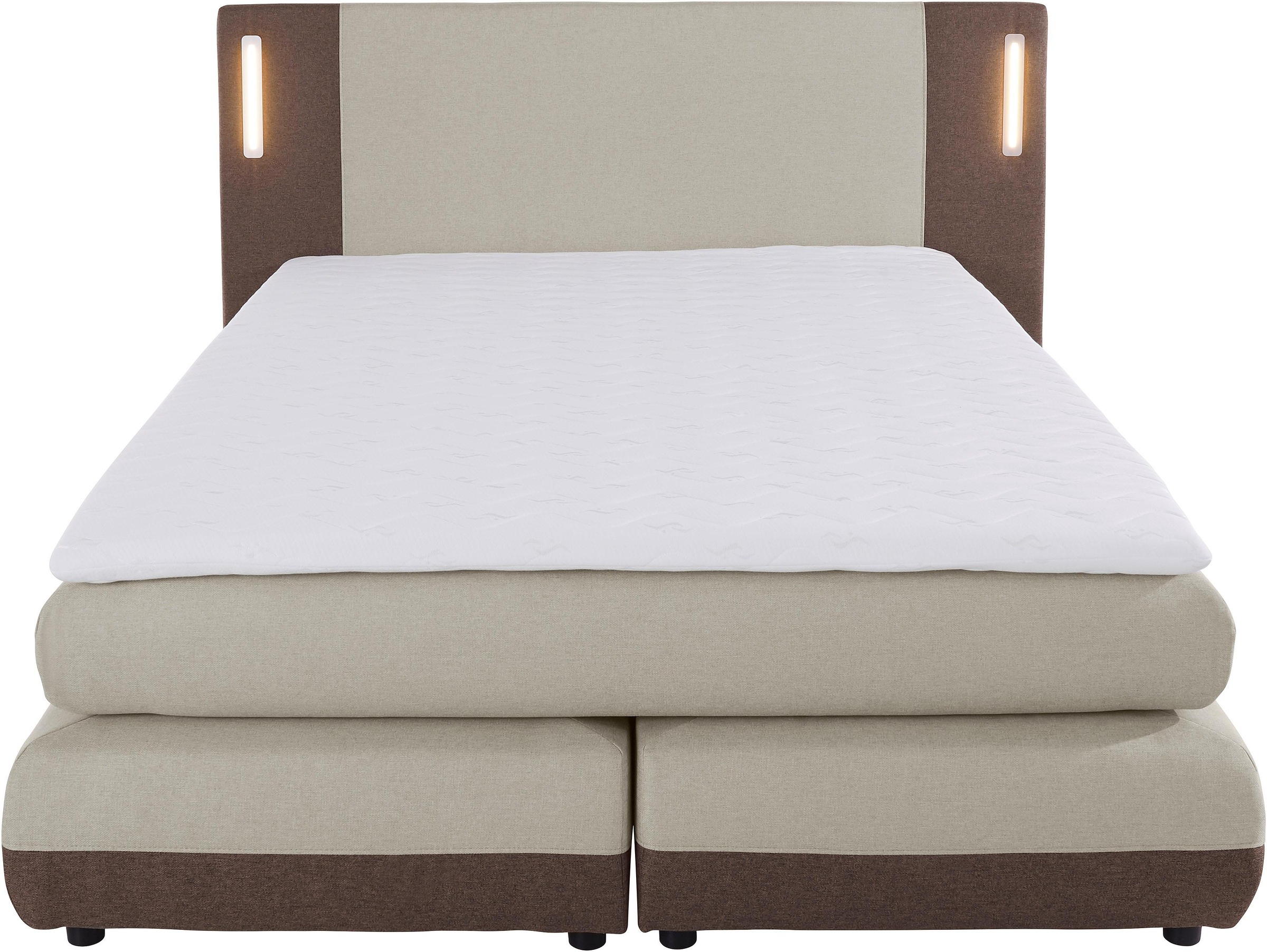 3. Bild von COLLECTION AB Boxspringbett »Abano«, inkl. Topper und LED-Beleuchtung