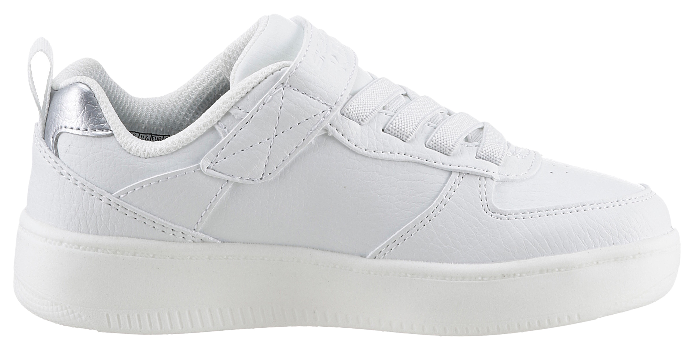 Skechers Sneaker »Blinkschuh SPORT COURT 92- SHOW MADDOX«, Schnürschuh mit Blinkfunktion, Größenschablone zum Download