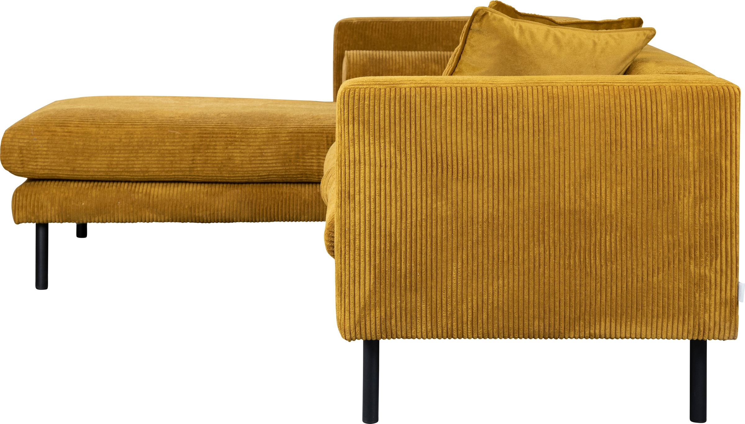 Guido Maria Kretschmer Home&Living Ecksofa »Lillibeth L-Form Designsofa, Maße B/T/H: 240/173/83 cm«, Zierkissen als Wendekissen, in Samtoptik oder Cord