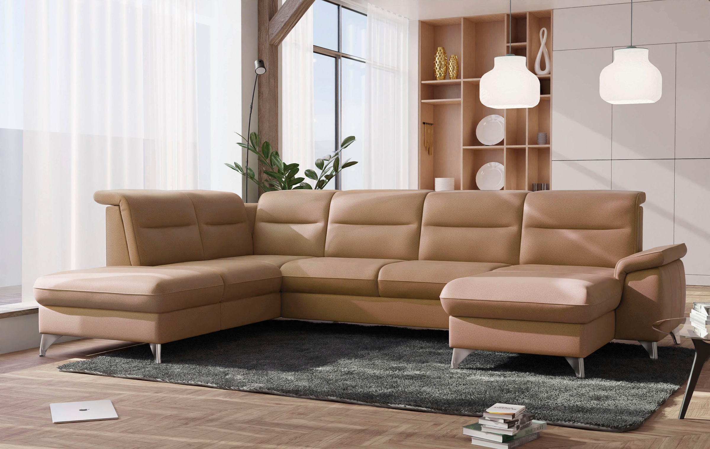 sit&more Wohnlandschaft »Astoria U-Form« wahlweise mit motorischer Relaxfun günstig online kaufen