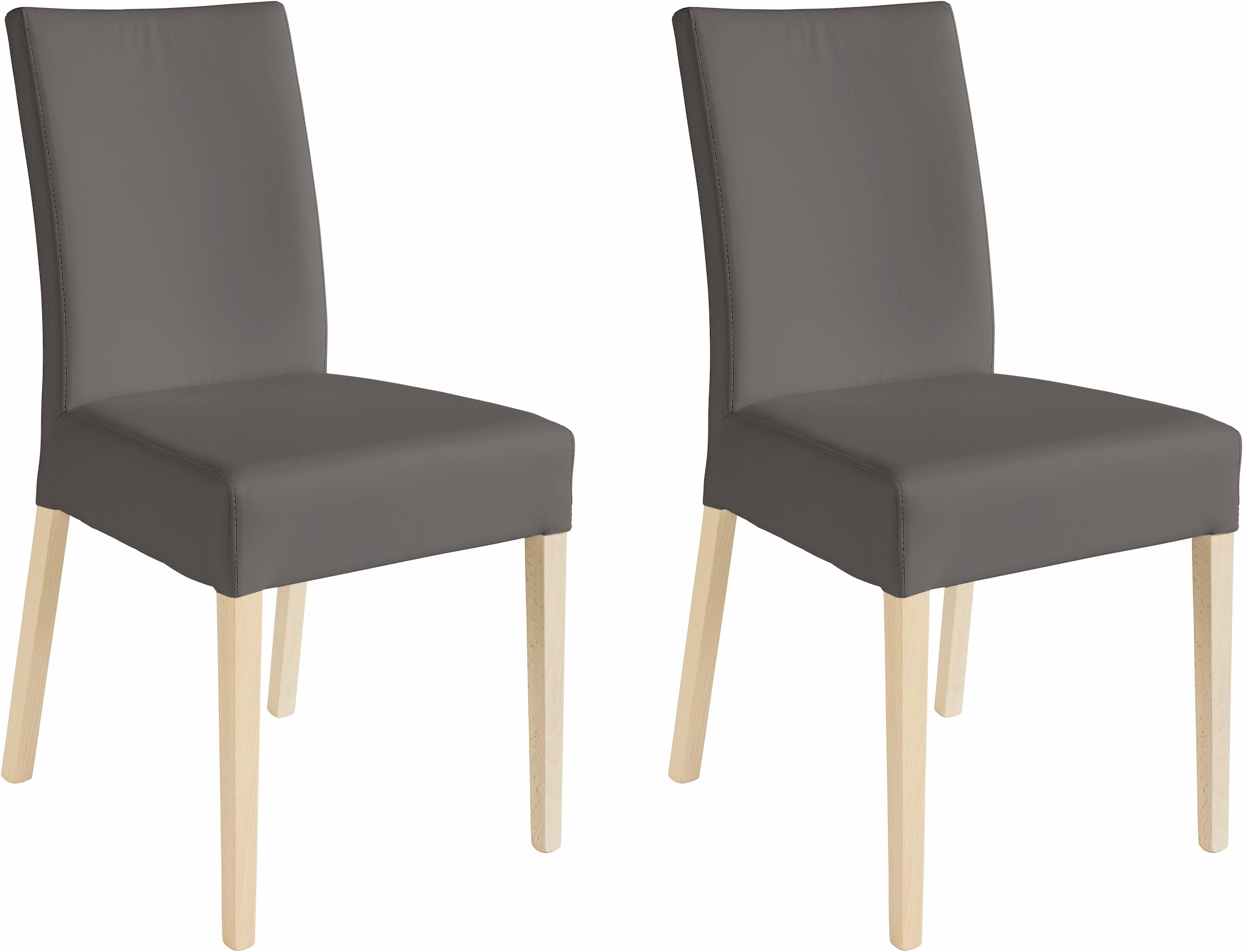 Home affaire 4-Fußstuhl »Umag« (Set) 2 Stk.Sitz und Rücken gepolstert günstig online kaufen