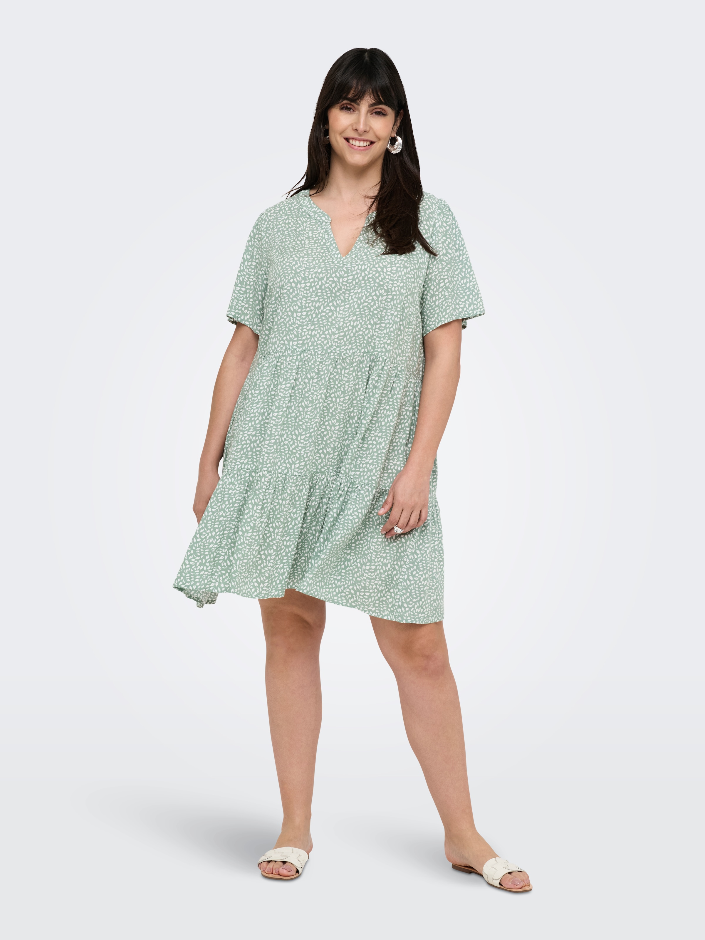 ONLY CARMAKOMA Minikleid »CARZALLY LIFE S/S THEA TUNIC DRESS NOOS«